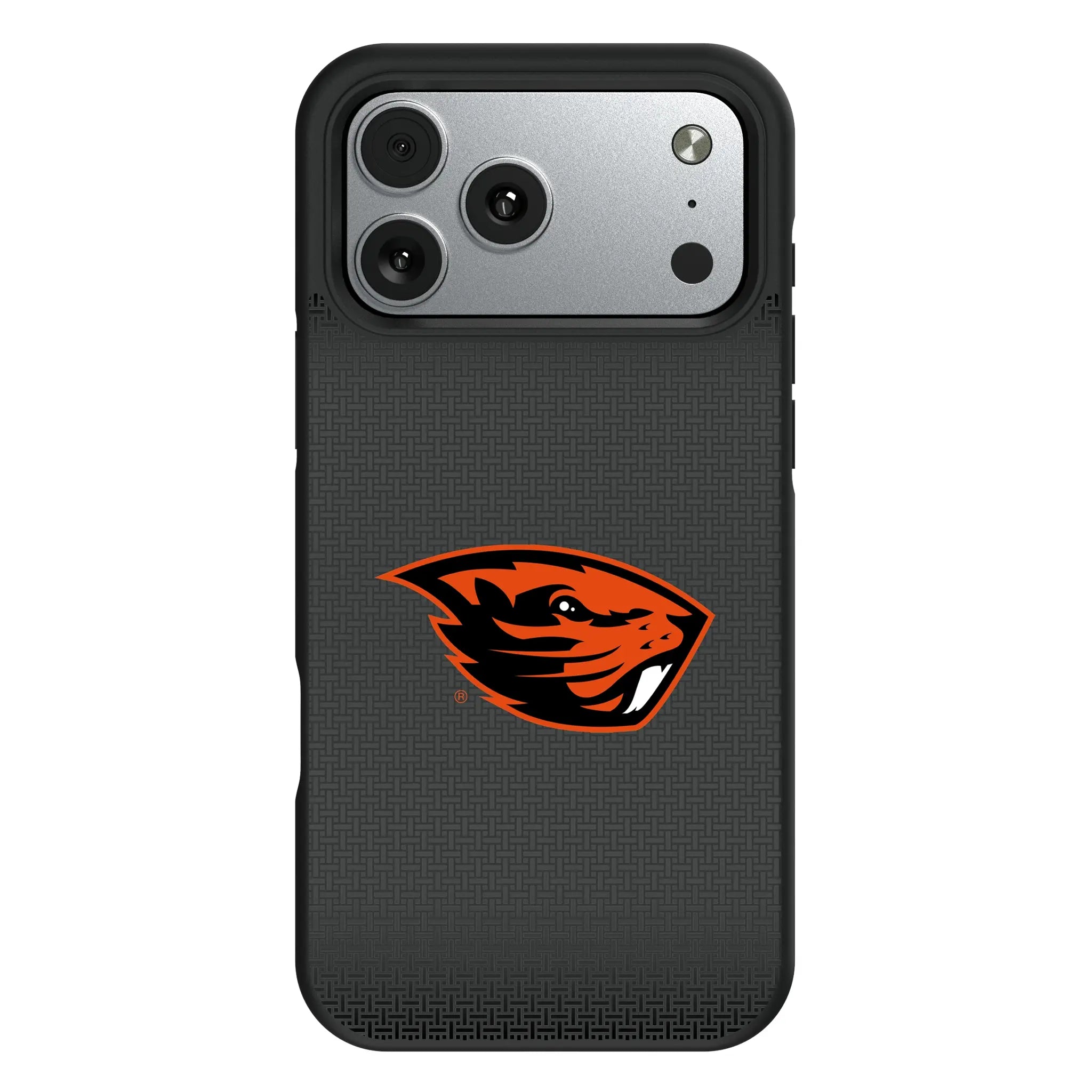 Oregon State University Beavers Linen iPhone Bump Phone Case for Apple iPhone#Device_iPhone 17 Pro Max