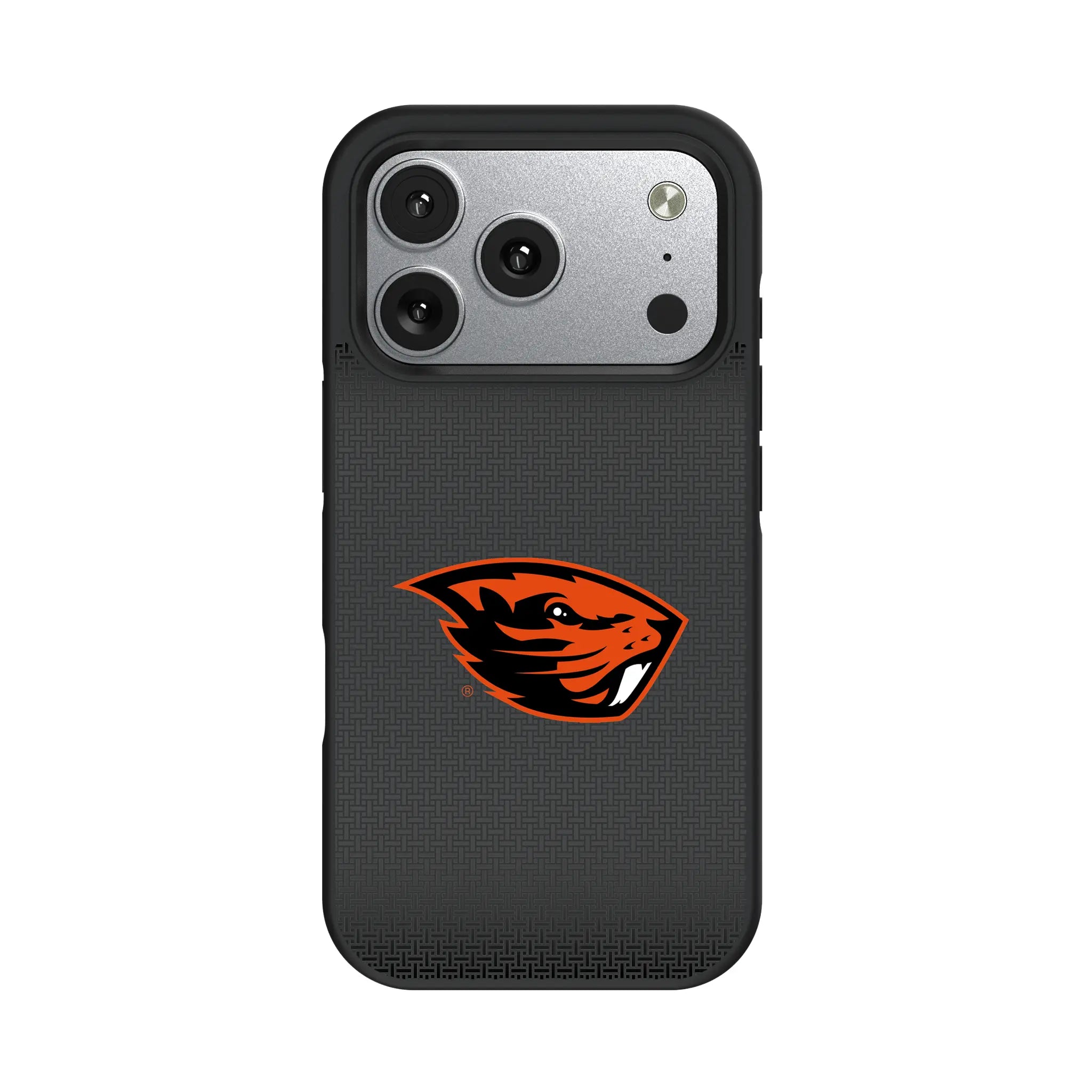 Oregon State University Beavers Linen iPhone Bump Phone Case for Apple iPhone#Device_iPhone 17 Pro