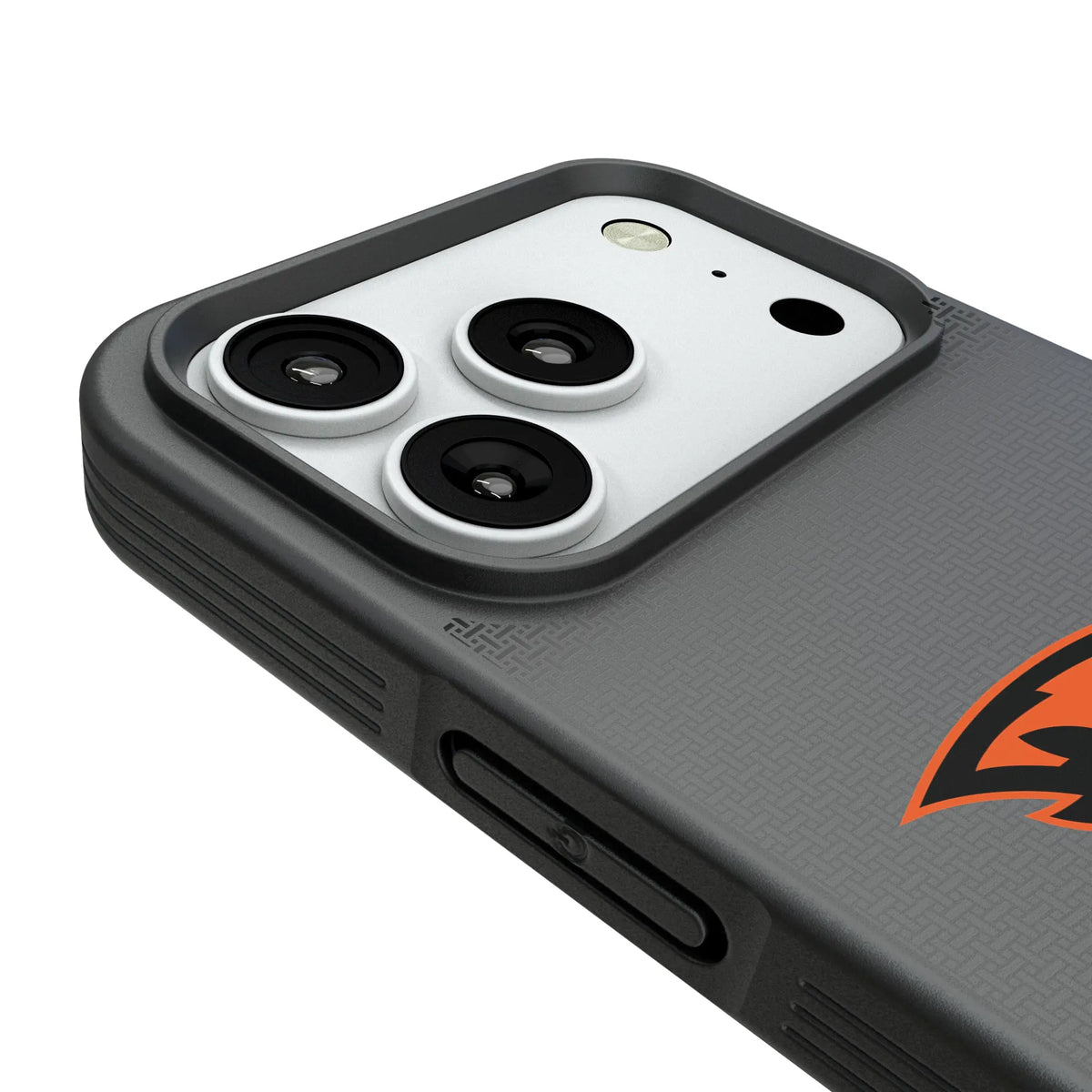 Oregon State University Beavers Linen iPhone Bump Phone Case for Apple iPhone - Detail#Device_iPhone 18 Pro