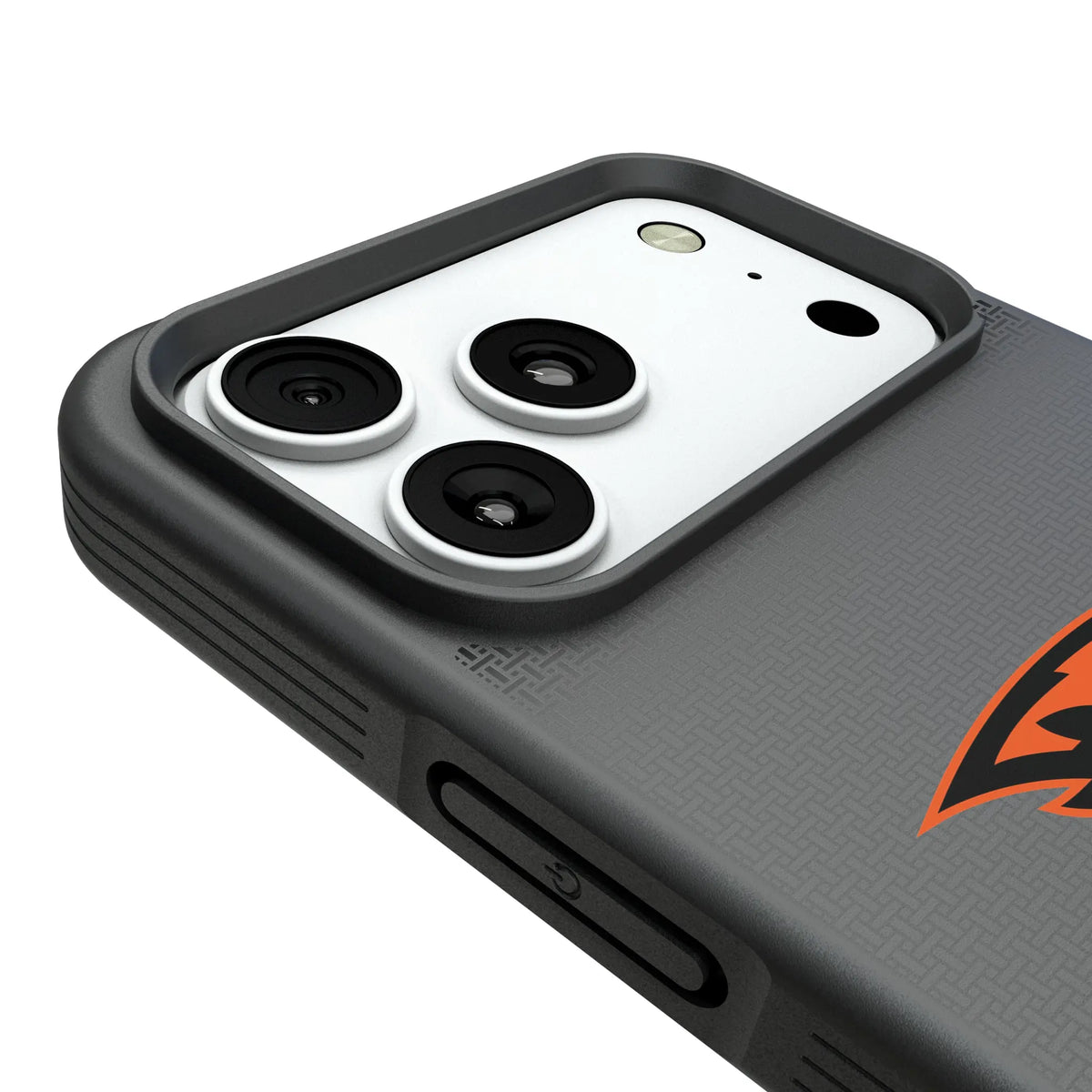 Oregon State University Beavers Linen iPhone Bump Phone Case for Apple iPhone - Detail#Device_iPhone 18 Pro Max