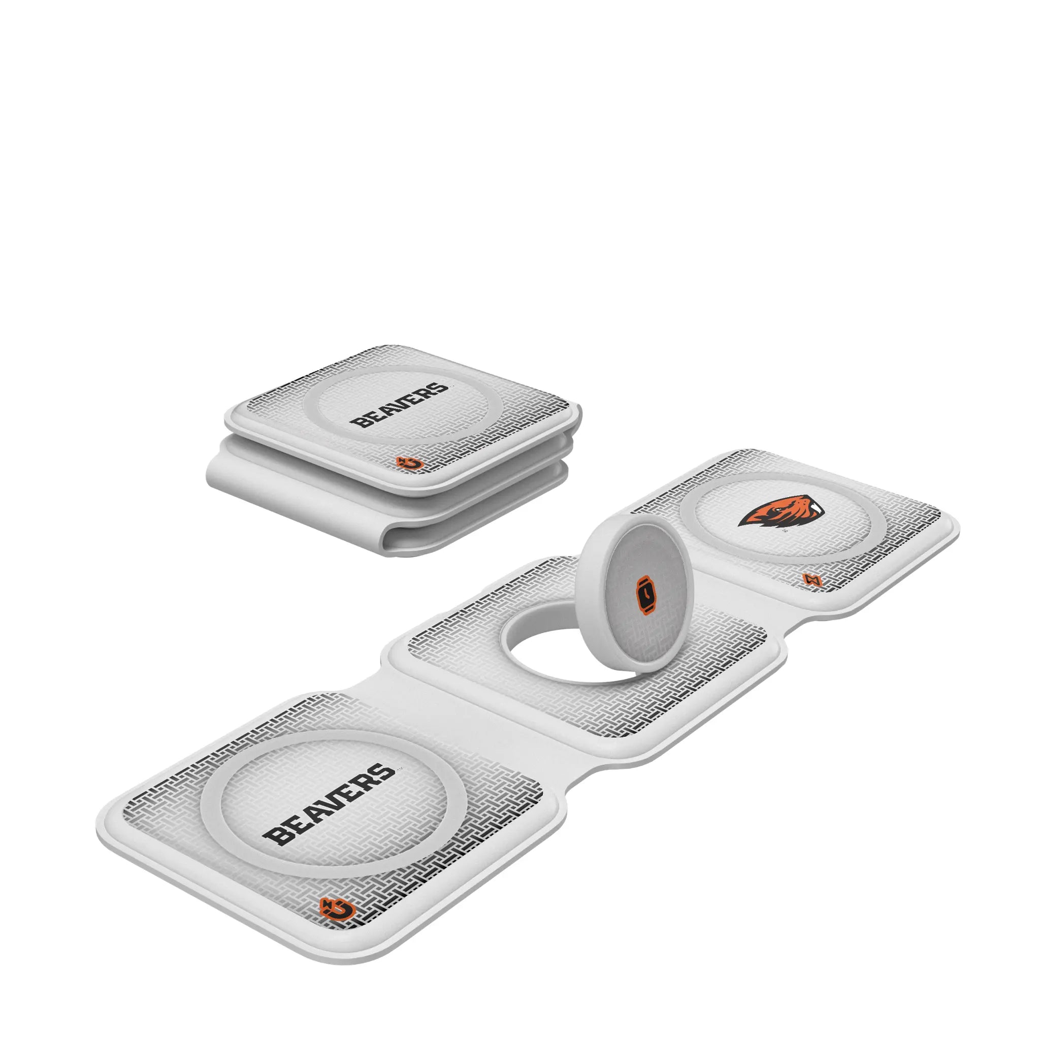 Oregon State University Beavers Linen Foldable 3 in 1 Charger