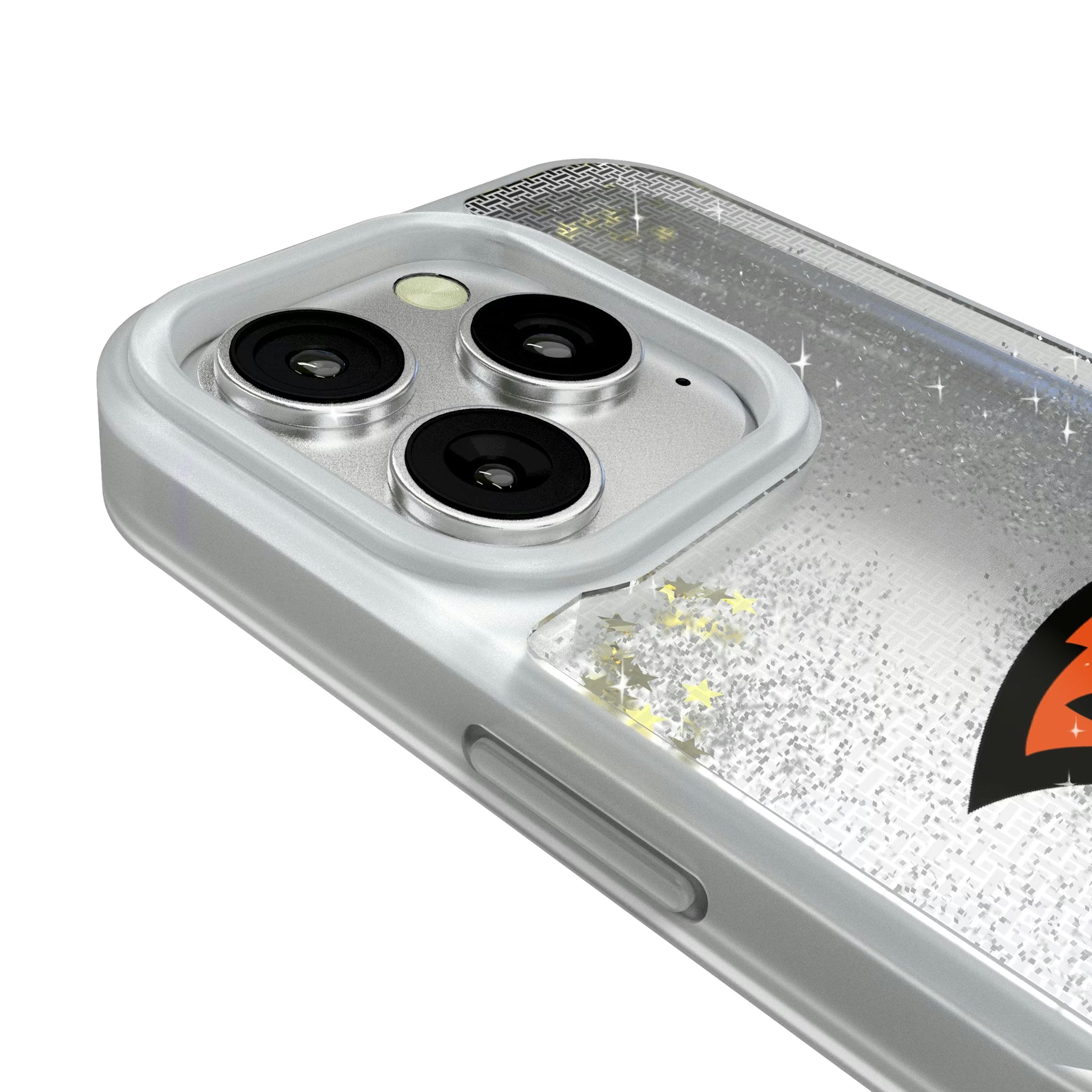 Oregon State University Beavers Linen iPhone Glitter Phone Case for Apple iPhone - Detail#Device_iPhone 16 Pro