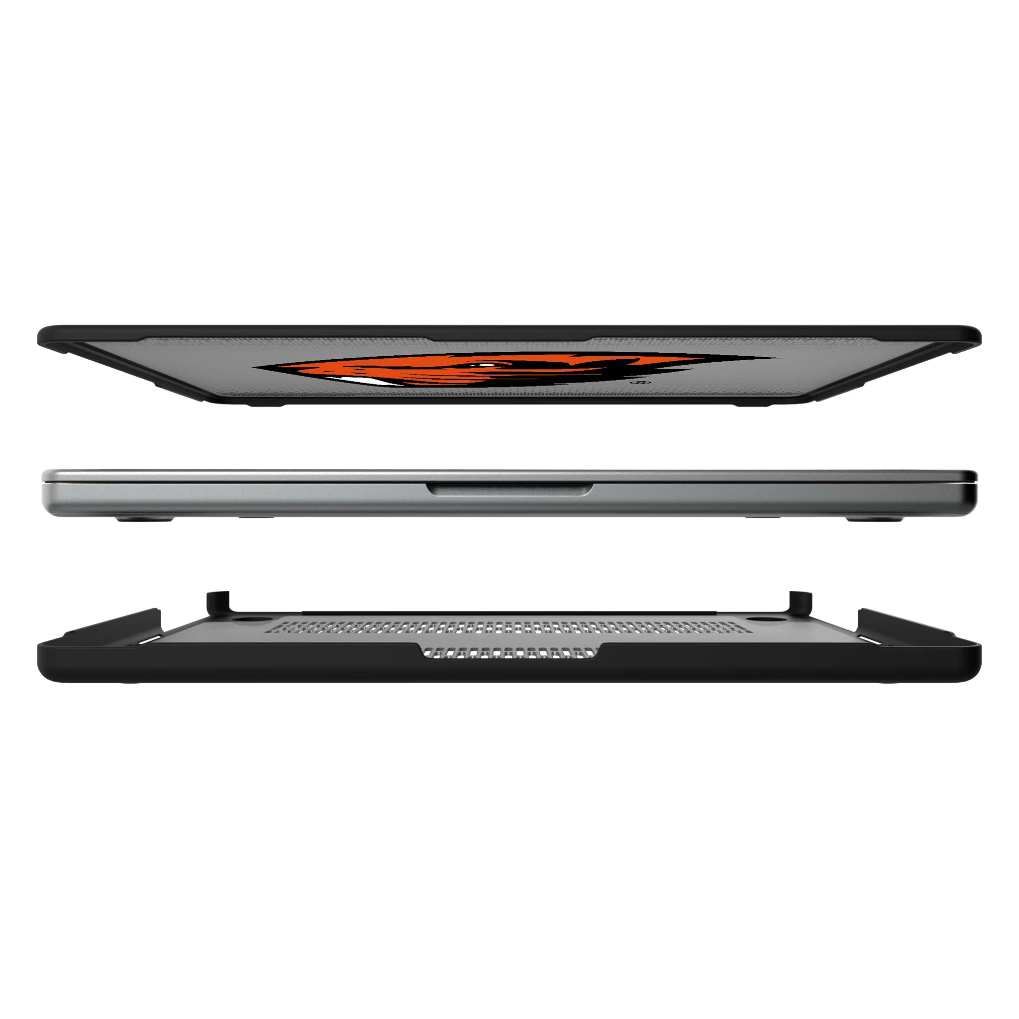 Oregon State University Beavers Linen MacBook Laptop Case for Apple MacBook#Device_MacBook Pro (14-inch, 2021) / MacBook Pro (14-inch, 2023) / MacBook Pro (14-inch, 2024)