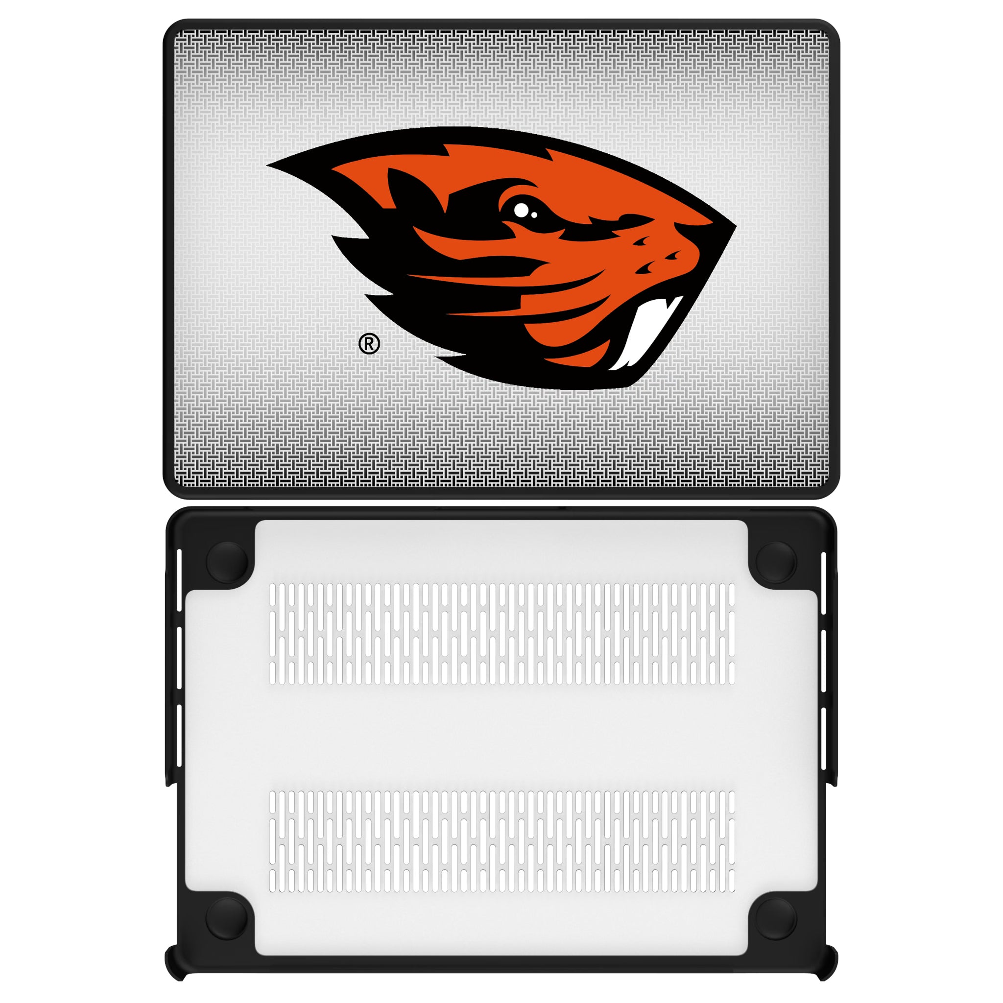 Oregon State University Beavers Linen MacBook Laptop Case for Apple MacBook#Device_MacBook Pro (14-inch, 2021) / MacBook Pro (14-inch, 2023) / MacBook Pro (14-inch, 2024)