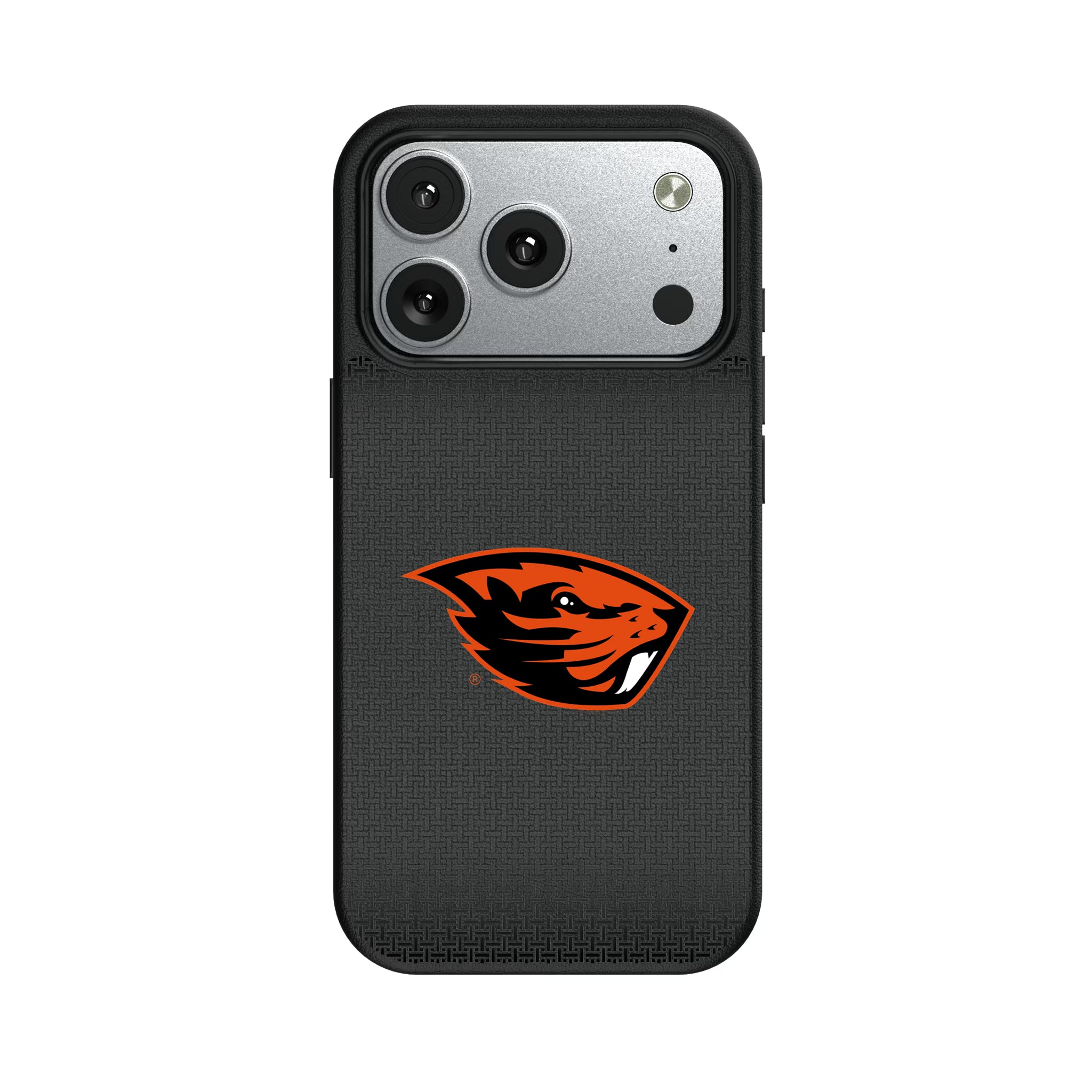 Oregon State University Beavers Linen iPhone MagSafe Compatible Phone Case for Apple iPhone#Device_iPhone 17 Pro