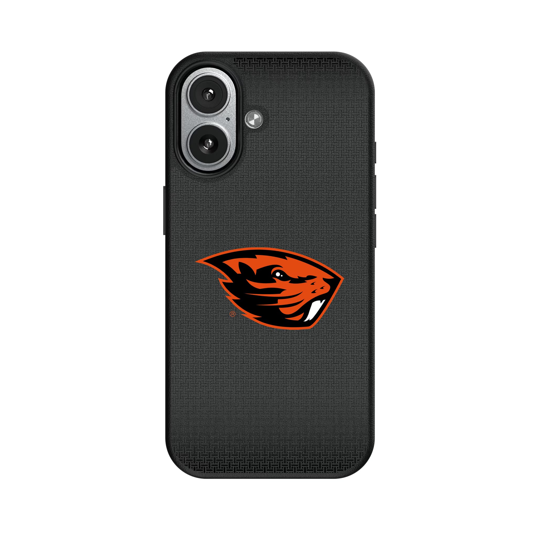 Oregon State University Beavers Linen iPhone MagSafe Compatible Phone Case for Apple iPhone#Device_iPhone 17