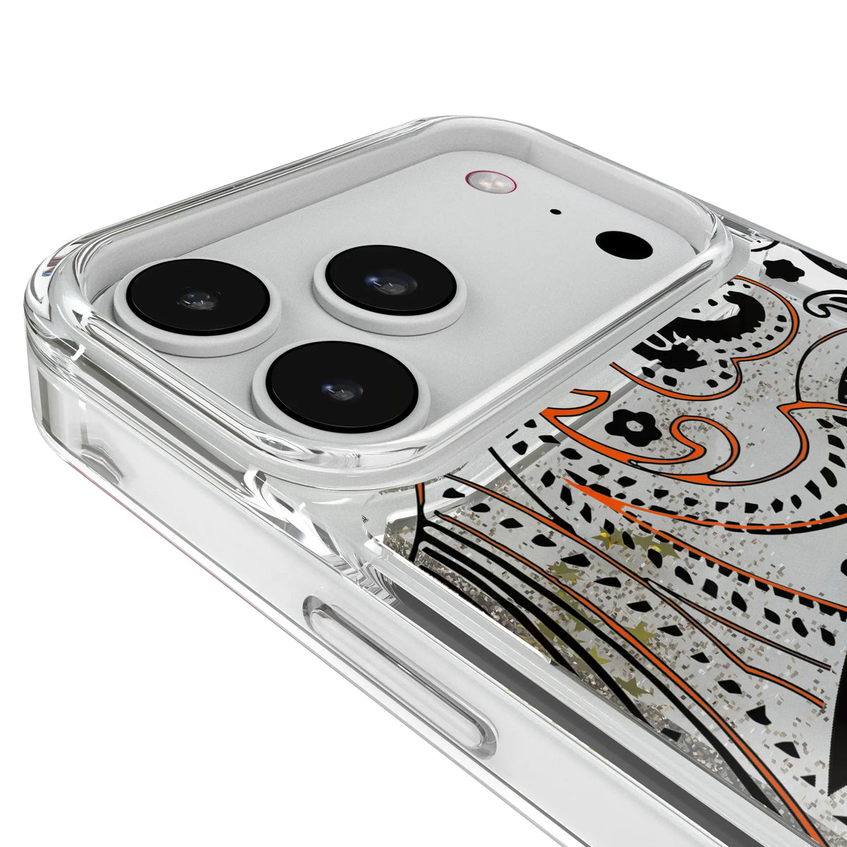 Oregon State University Beavers Paisley iPhone Glitter Phone Case for Apple iPhone - Detail#Device_iPhone 18 Pro Max