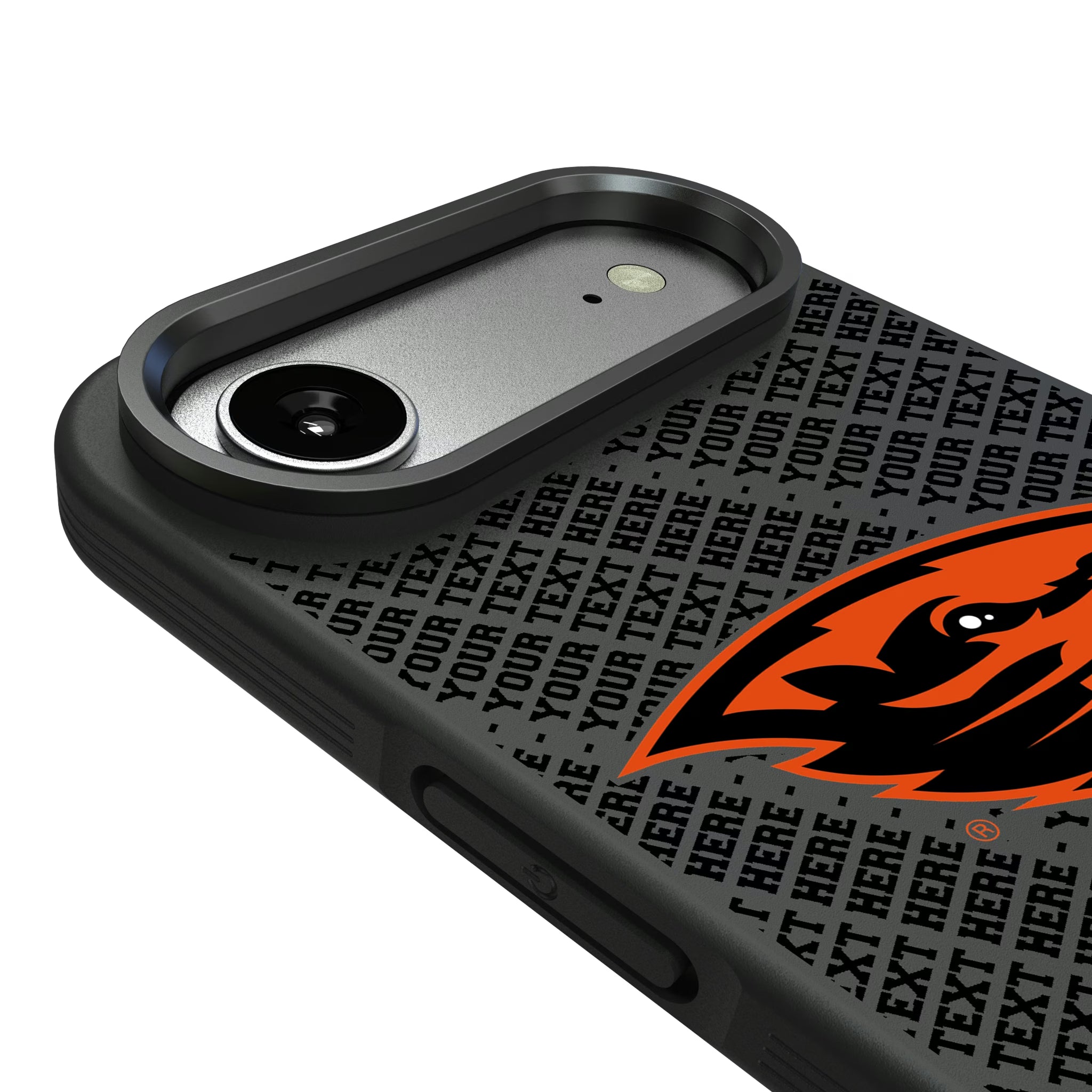 Oregon State University Beavers Personalized EndZone Plus iPhone Bump Phone Case for Apple iPhone - Detail#Device_iPhone Air