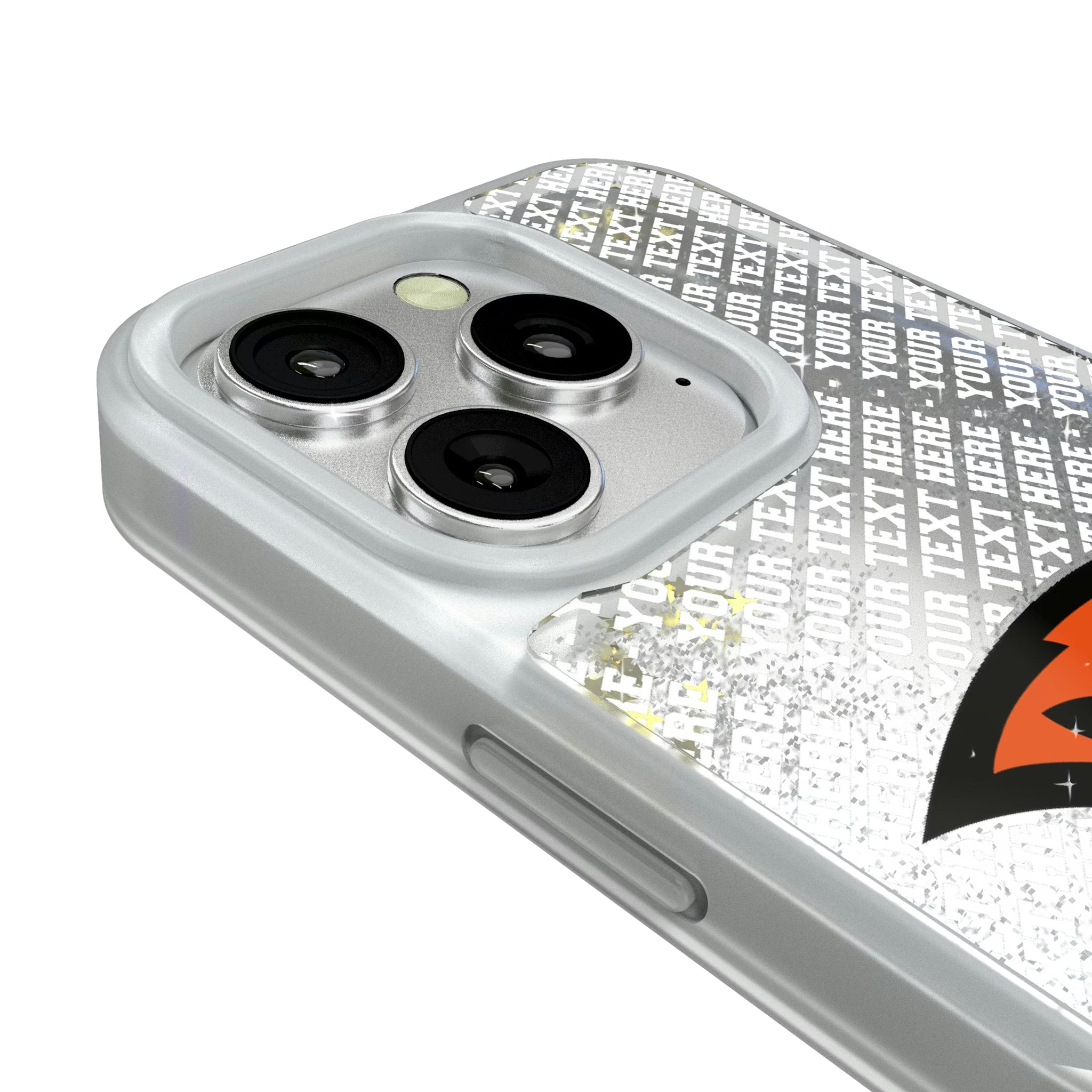 Oregon State University Beavers Personalized EndZone Plus iPhone Glitter Phone Case for Apple iPhone - Detail#Device_iPhone 16 Pro