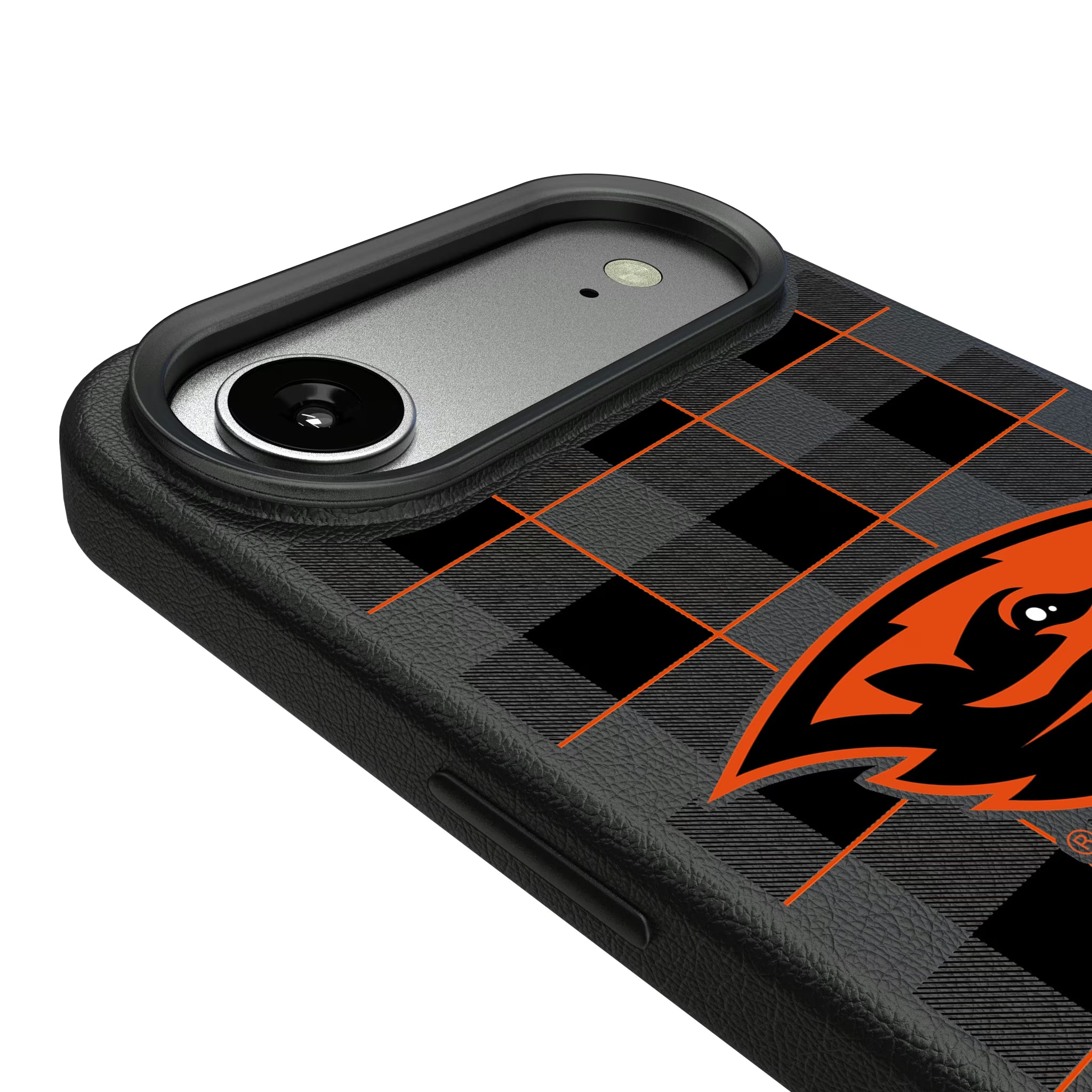 Oregon State University Beavers Plaid iPhone MagSafe Compatible Phone Case for Apple iPhone - Detail#Device_iPhone Air