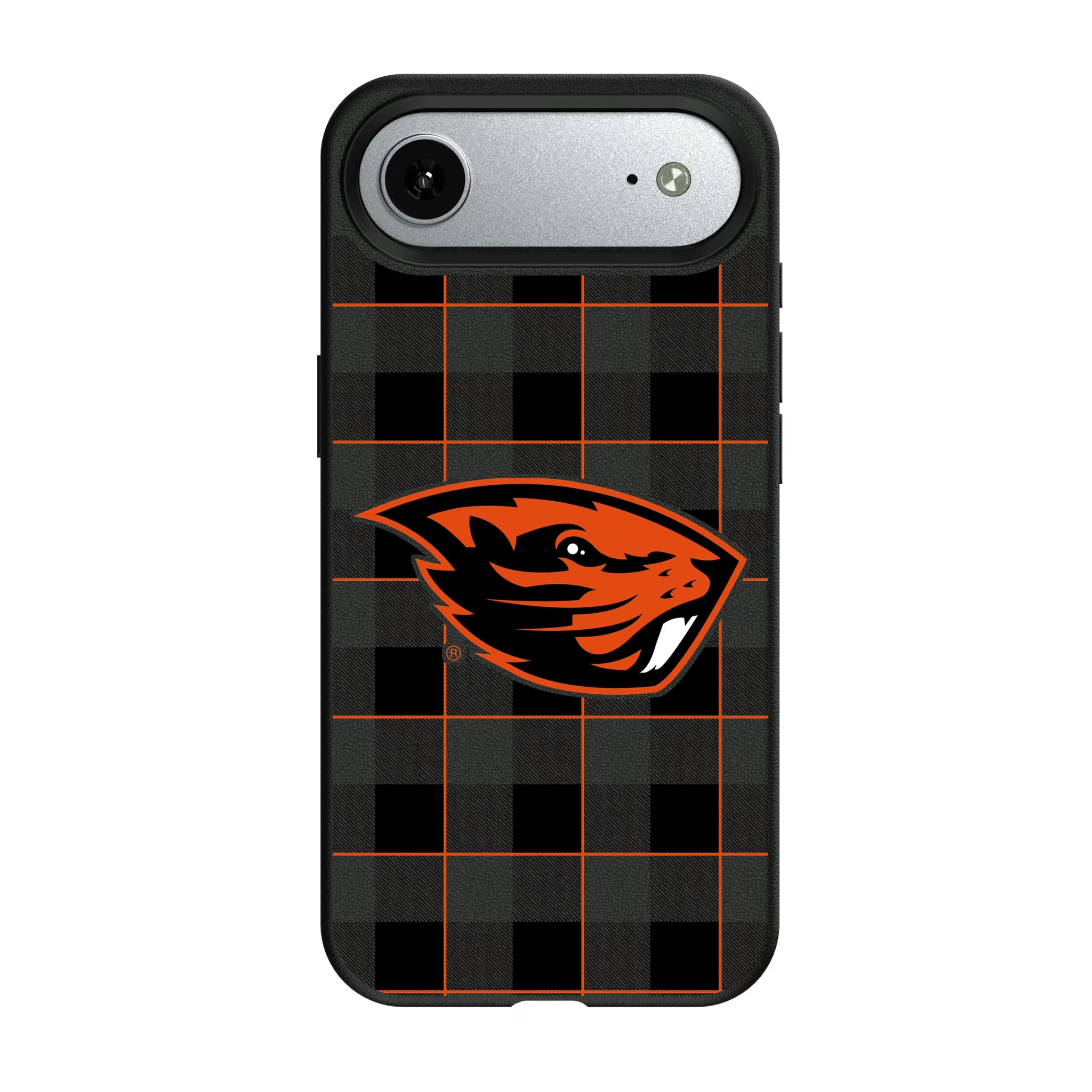 Oregon State University Beavers Plaid iPhone MagSafe Compatible Phone Case for Apple iPhone#Device_iPhone Air