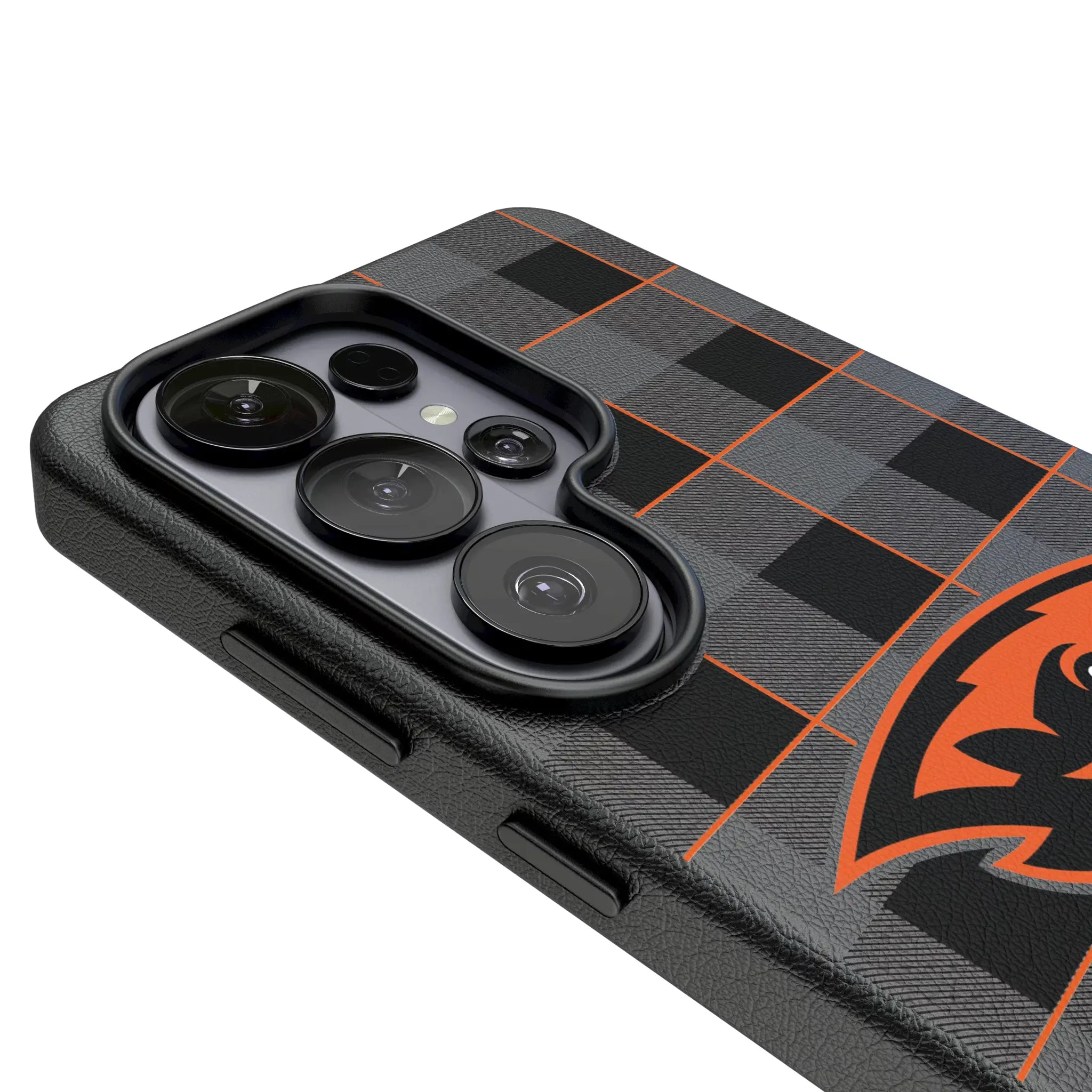 Oregon State University Beavers Plaid Galaxy MagSafe Compatible Phone Case for Samsung Galaxy - Detail#Device_Galaxy S26 Ultra