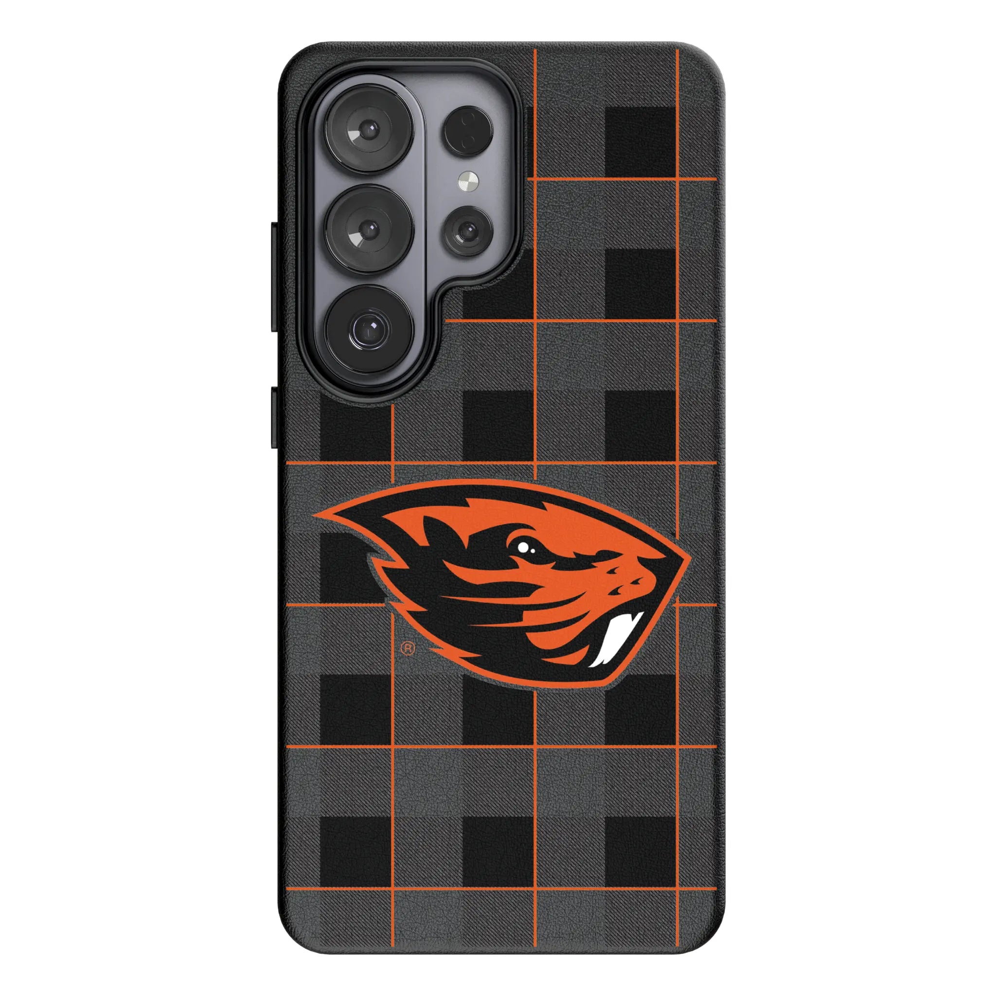 Oregon State University Beavers Plaid Galaxy MagSafe Compatible Phone Case for Samsung Galaxy#Device_Galaxy S26 Ultra