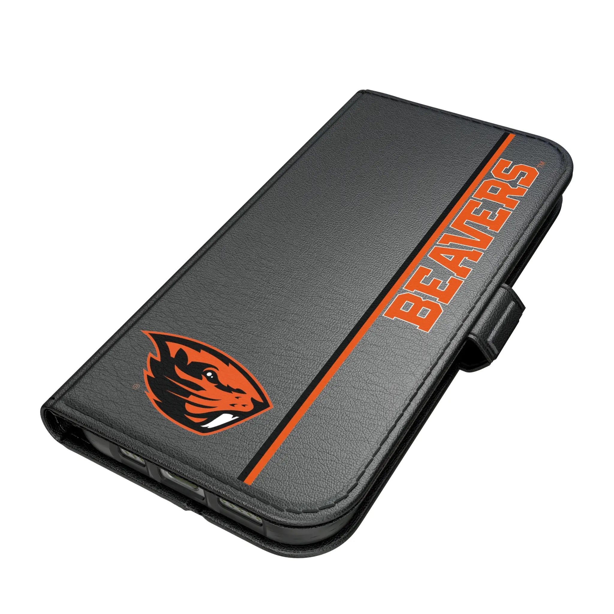 Oregon State University Beavers Sidebar iPhone Folio Phone Case for Apple iPhone#Device_iPhone 17