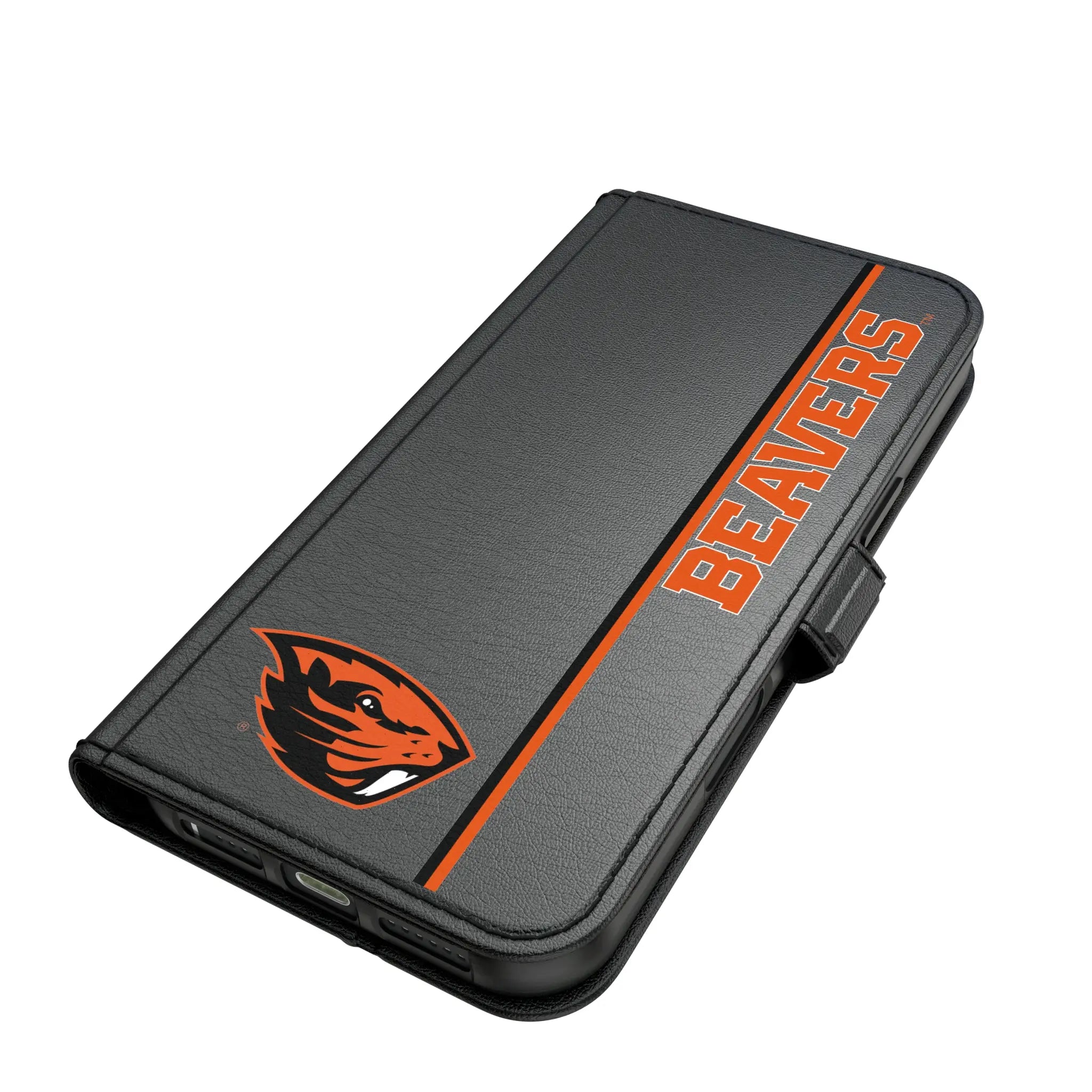 Oregon State University Beavers Sidebar iPhone Folio Phone Case for Apple iPhone#Device_iPhone 17 Pro Max