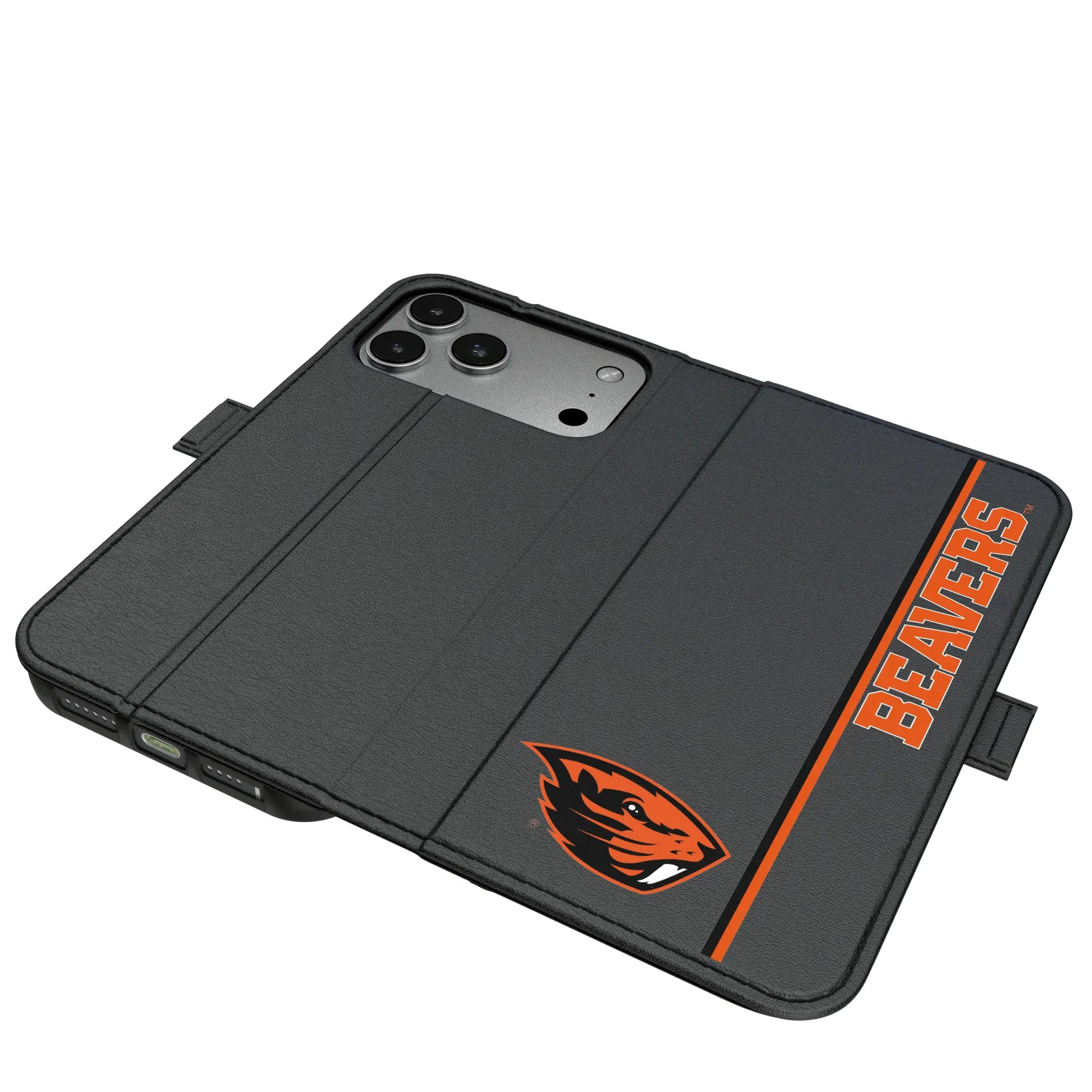 Oregon State University Beavers Sidebar iPhone Folio Phone Case for Apple iPhone#Device_iPhone 17 Pro Max