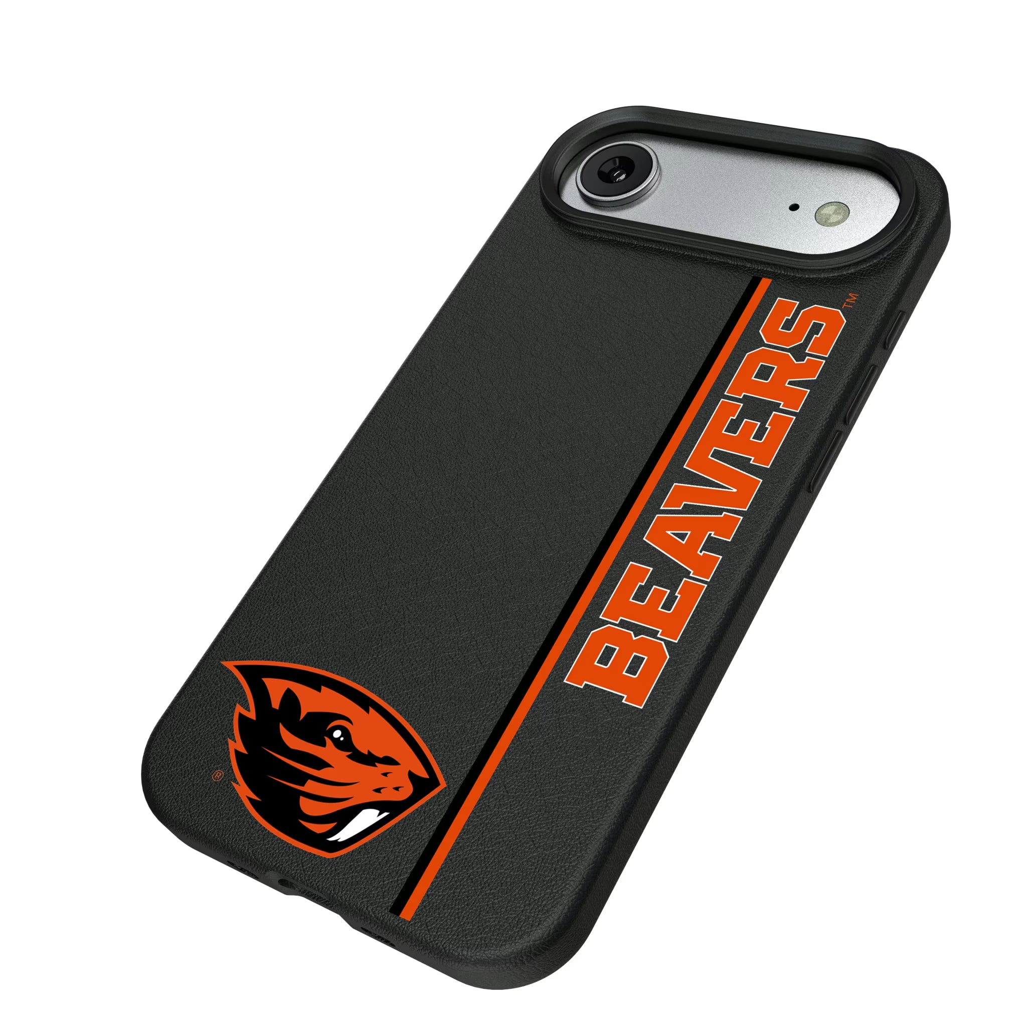 Oregon State University Beavers Sidebar iPhone MagSafe Compatible Phone Case for Apple iPhone - Isometric View#Device_iPhone Air