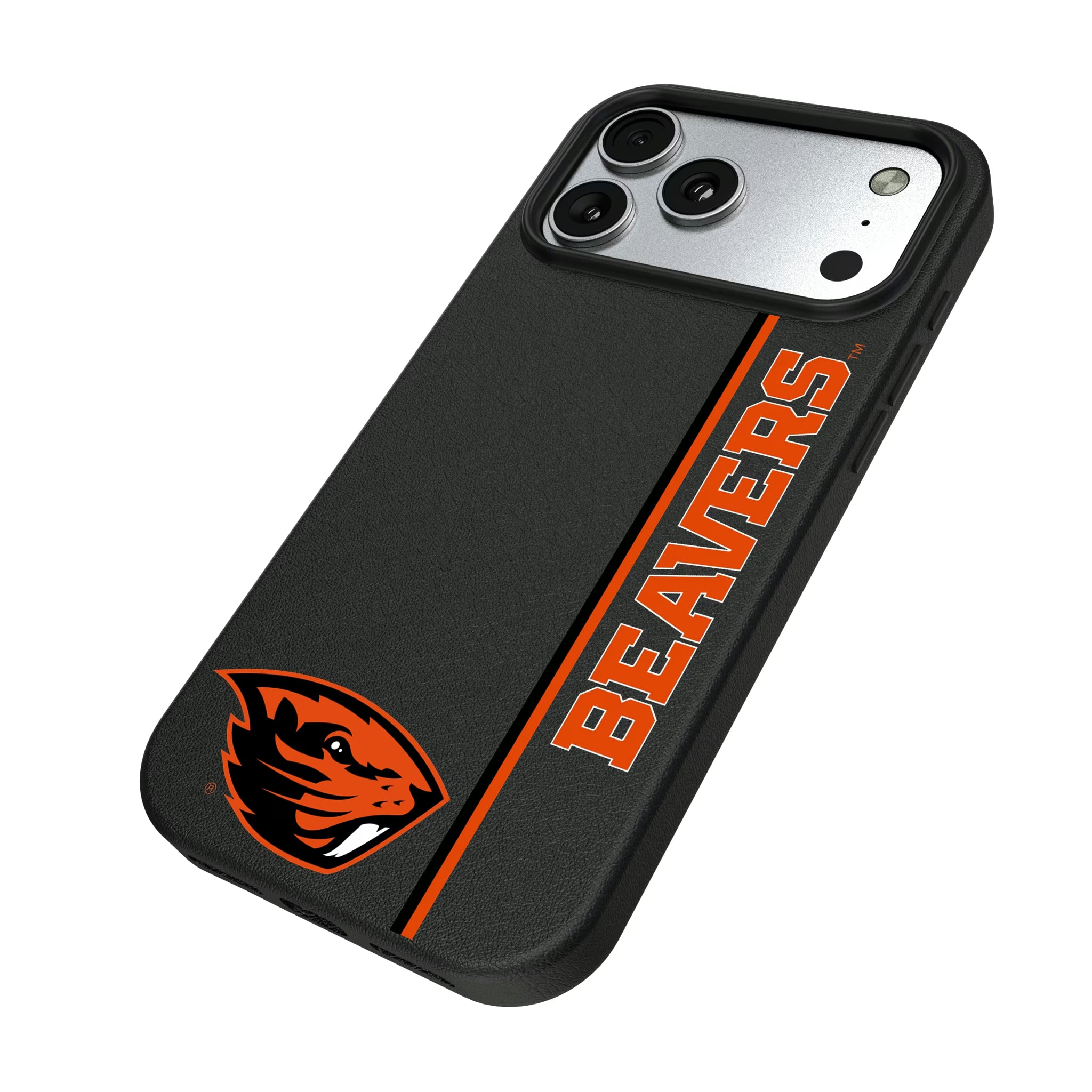 Oregon State University Beavers Sidebar iPhone MagSafe Compatible Phone Case for Apple iPhone - Isometric View#Device_iPhone 17 Pro Max