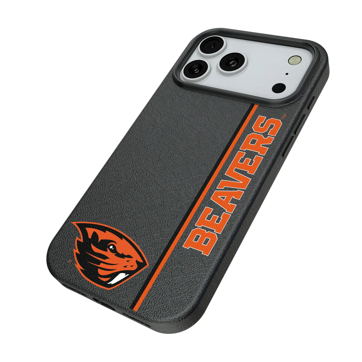 Oregon State University Beavers Sidebar iPhone MagSafe Compatible Phone Case for Apple iPhone - Isometric View#Device_iPhone 18 Pro Max
