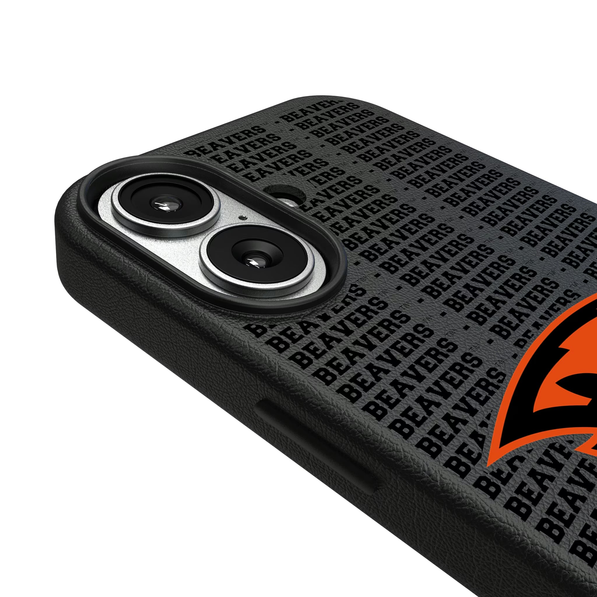 Oregon State University Beavers Text Backdrop iPhone MagSafe Compatible Phone Case for Apple iPhone - Detail#Device_iPhone 17