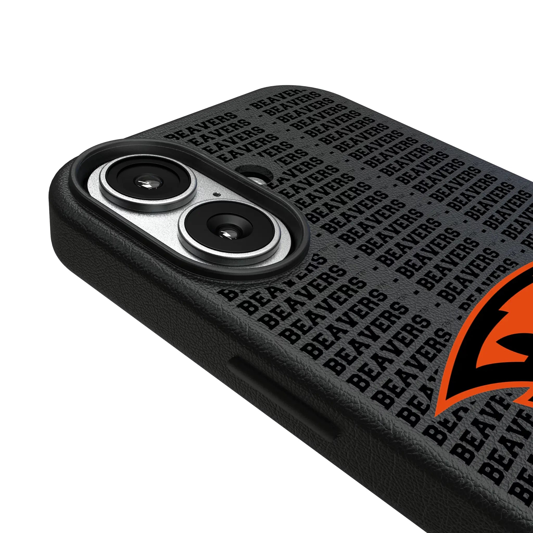 Oregon State University Beavers Text Backdrop iPhone MagSafe Compatible Phone Case for Apple iPhone - Detail#Device_iPhone 17