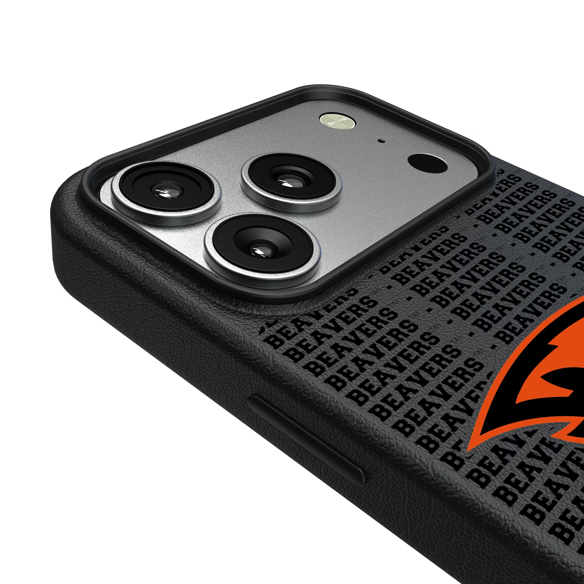 Oregon State University Beavers Text Backdrop iPhone MagSafe Compatible Phone Case for Apple iPhone - Detail#Device_iPhone 17 Pro