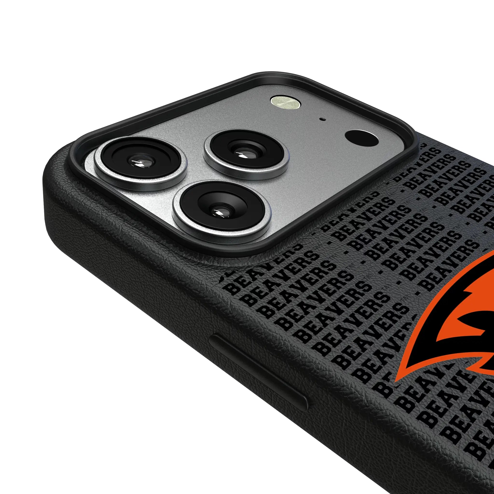 Oregon State University Beavers Text Backdrop iPhone MagSafe Compatible Phone Case for Apple iPhone - Detail#Device_iPhone 17 Pro