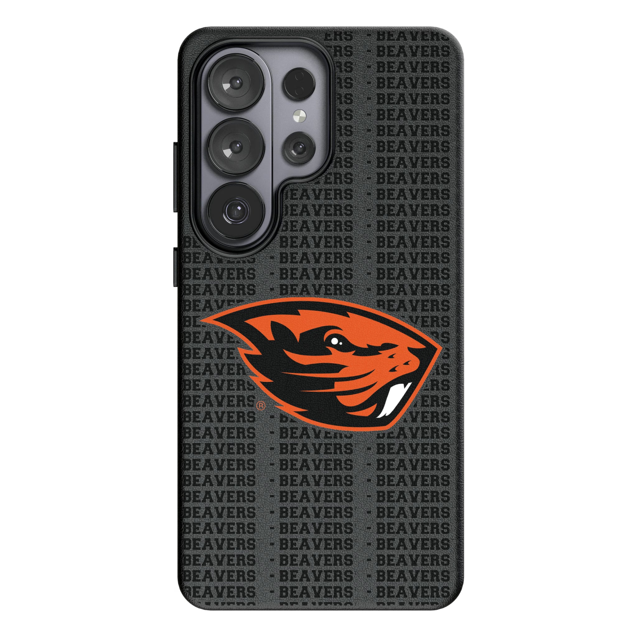 Oregon State University Beavers Text Backdrop Galaxy MagSafe Compatible Phone Case for Samsung Galaxy