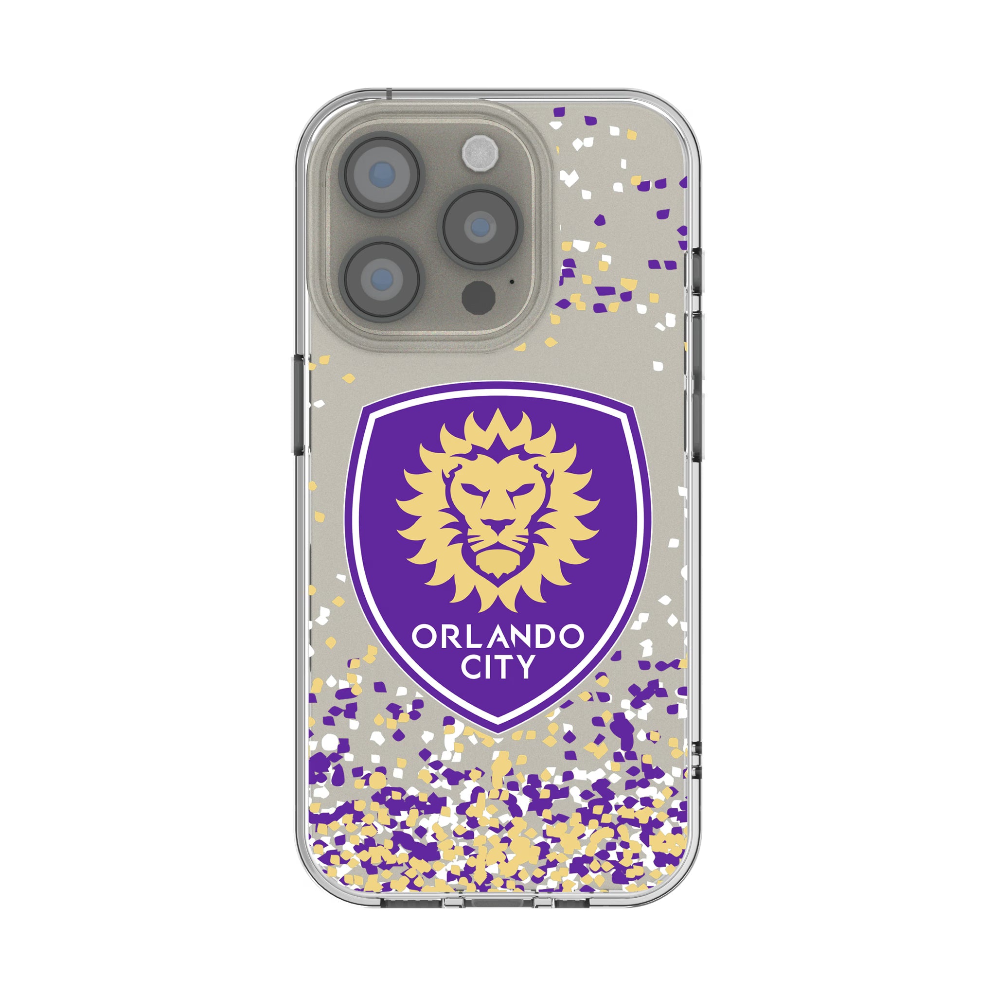 Orlando City Soccer Club Confetti iPhone Clear Phone Case for Apple iPhone