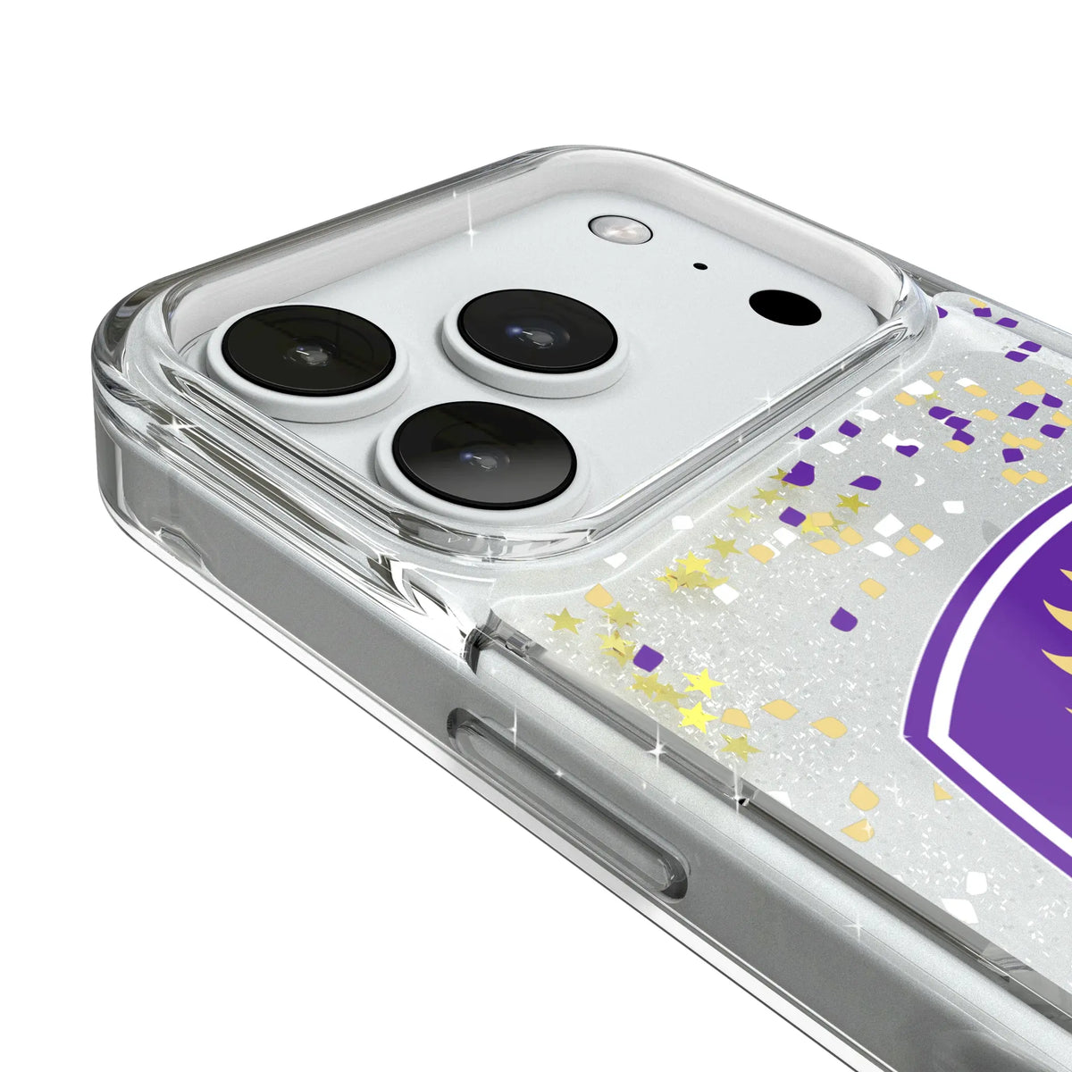 Orlando City Soccer Club Confetti iPhone Glitter Phone Case for Apple iPhone - Detail#Device_iPhone 18 Pro