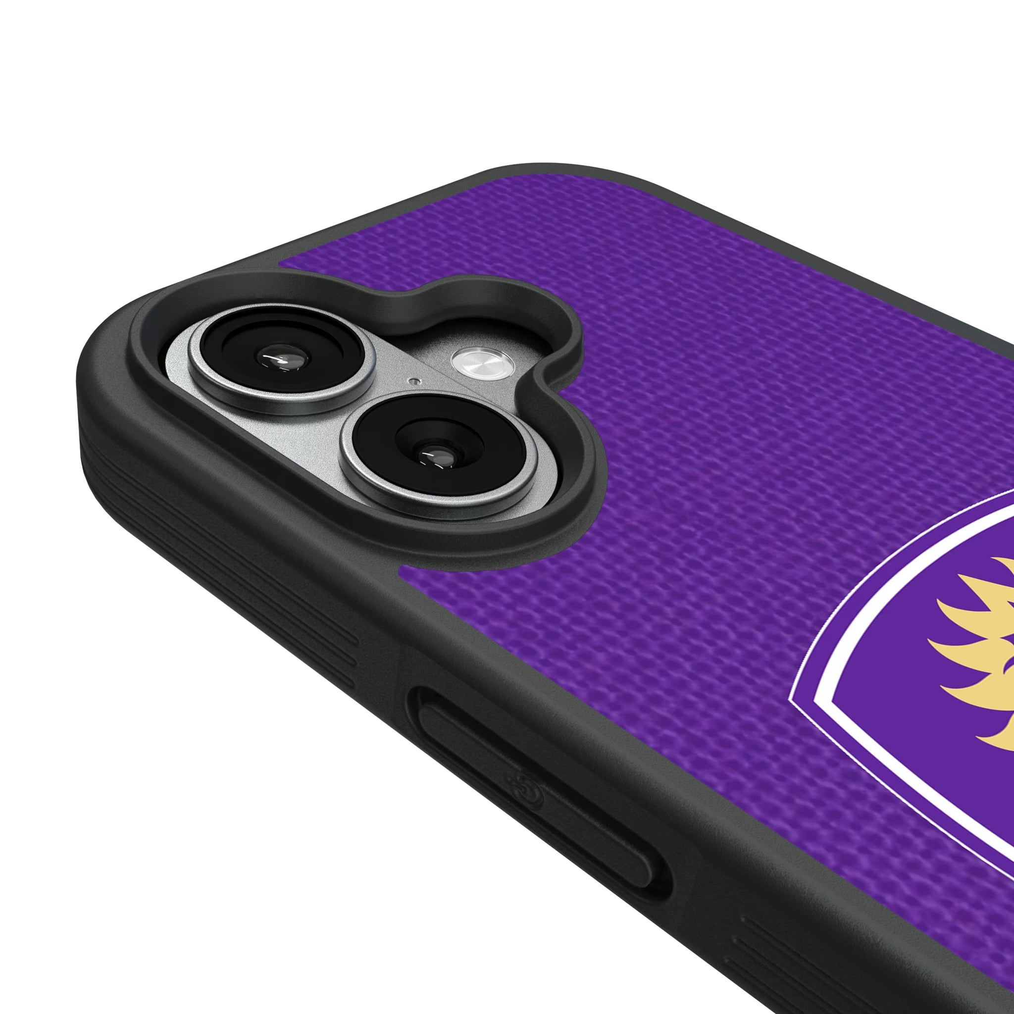 Orlando City Soccer Club Diagonal Stripe iPhone Bump Phone Case for Apple iPhone - Detail#Device_iPhone 17