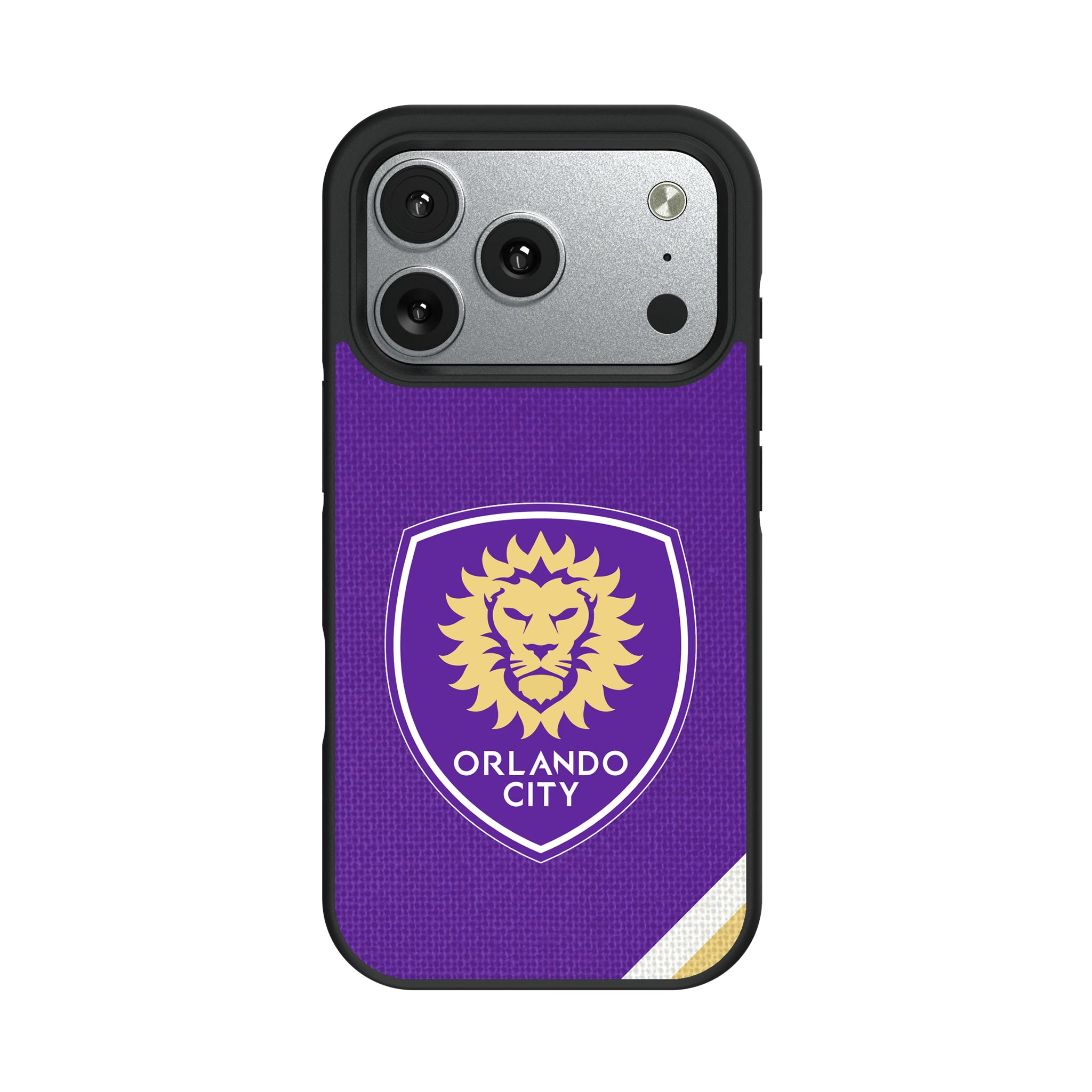 Orlando City Soccer Club Diagonal Stripe iPhone Bump Phone Case for Apple iPhone#Device_iPhone 17 Pro
