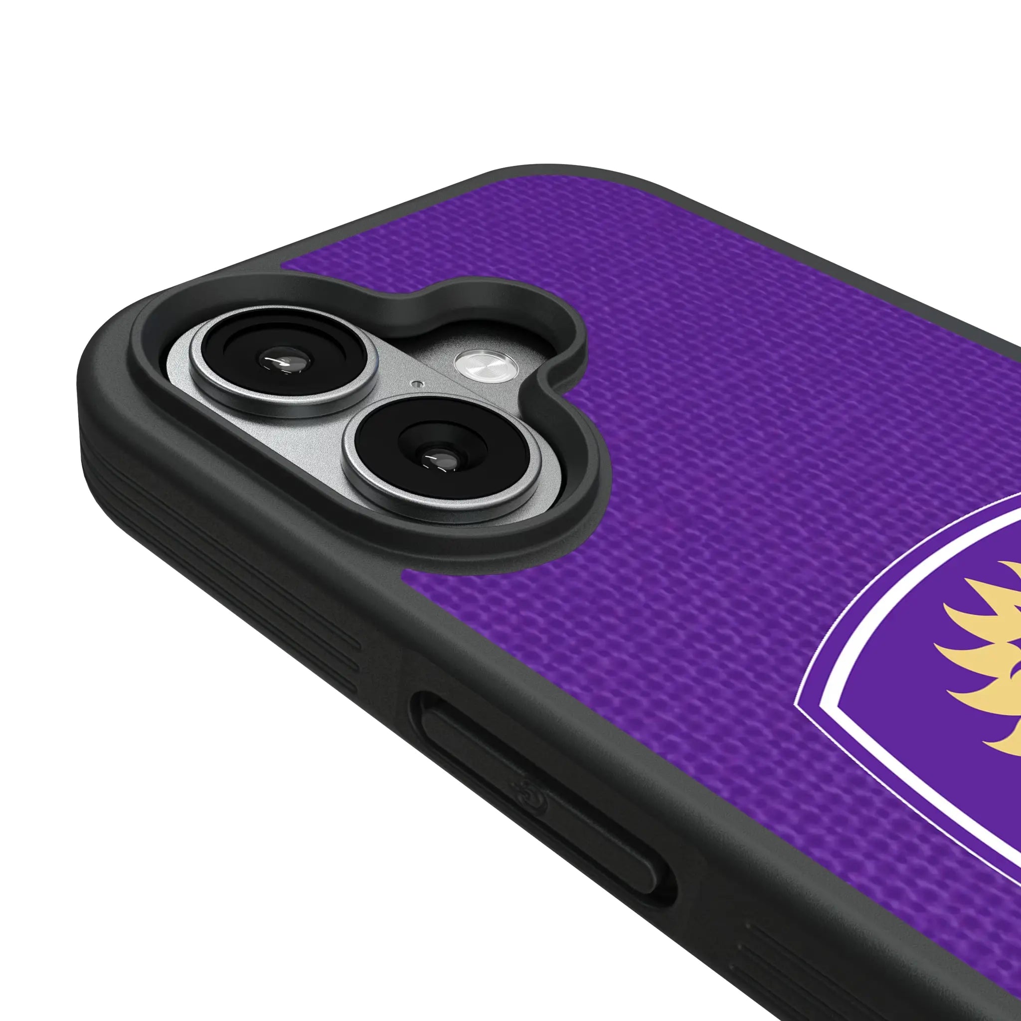Orlando City Soccer Club Diagonal Stripe iPhone Bump Phone Case for Apple iPhone - Detail#Device_iPhone 17
