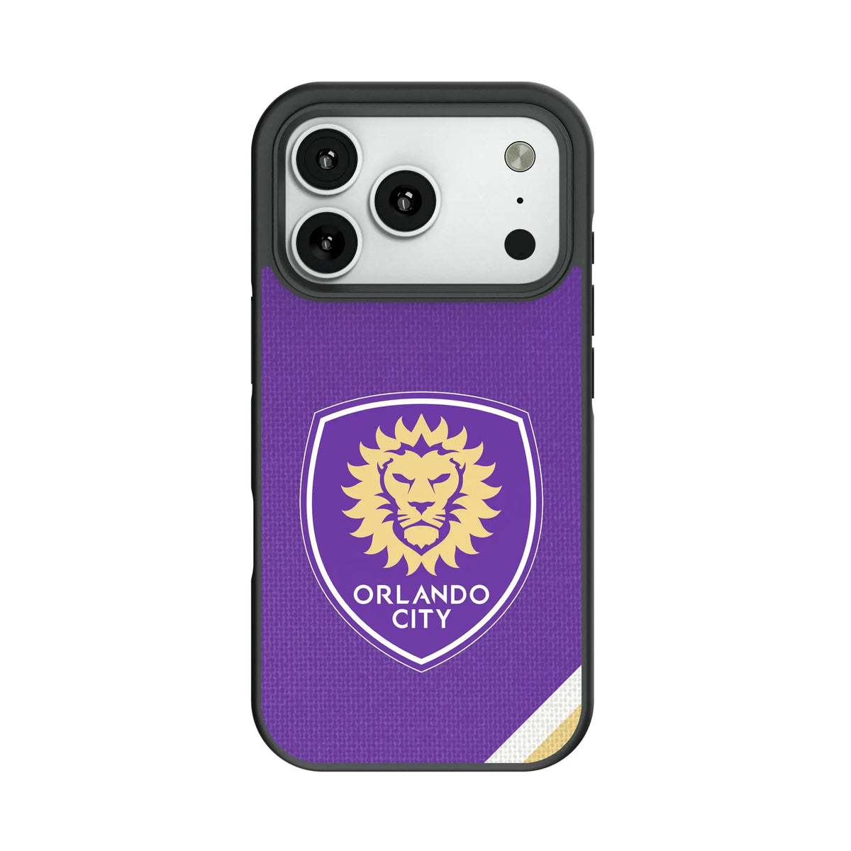 Orlando City Soccer Club Diagonal Stripe Bump Phone Case for Apple iPhone