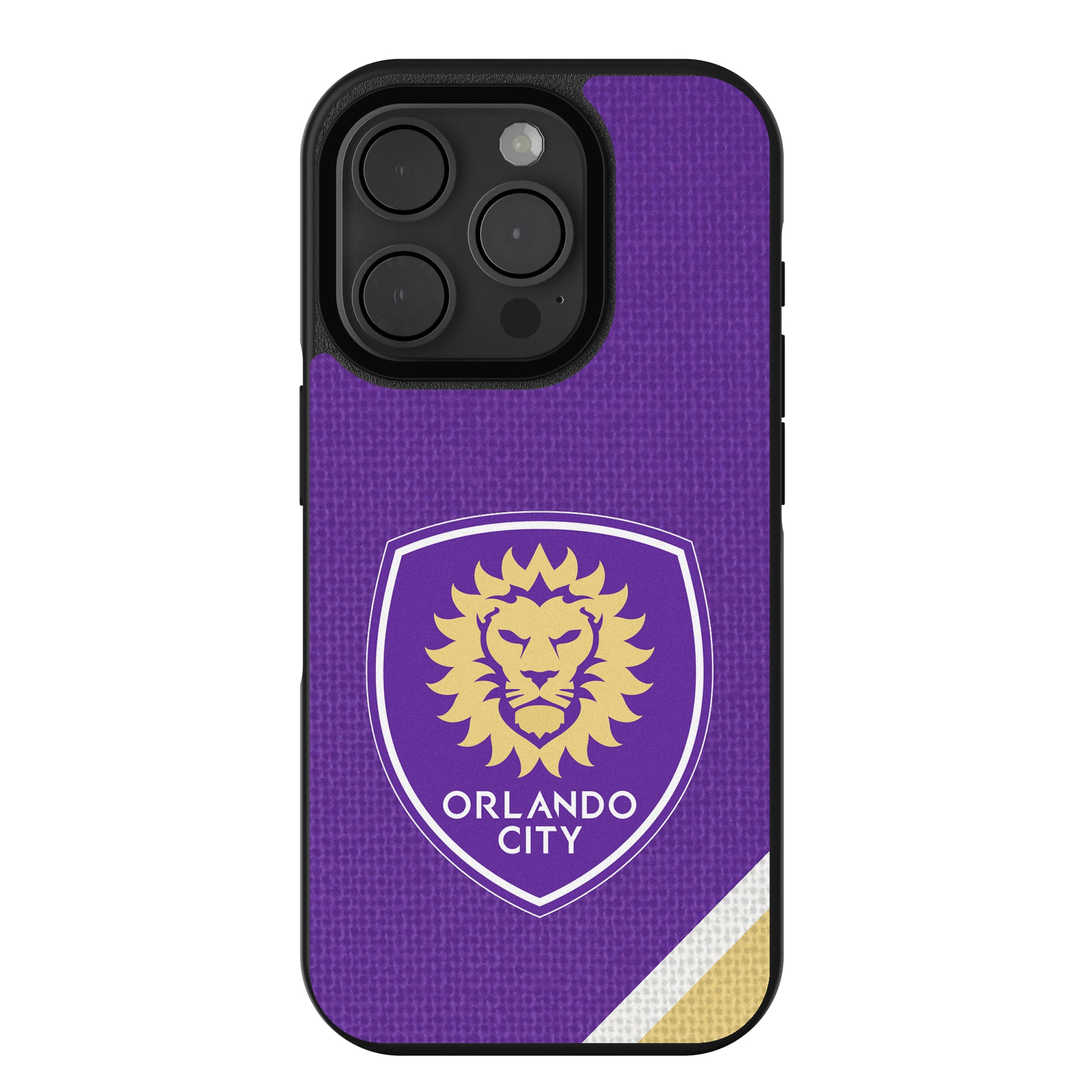Orlando City Soccer Club Diagonal Stripe iPhone Bump Phone Case for Apple iPhone