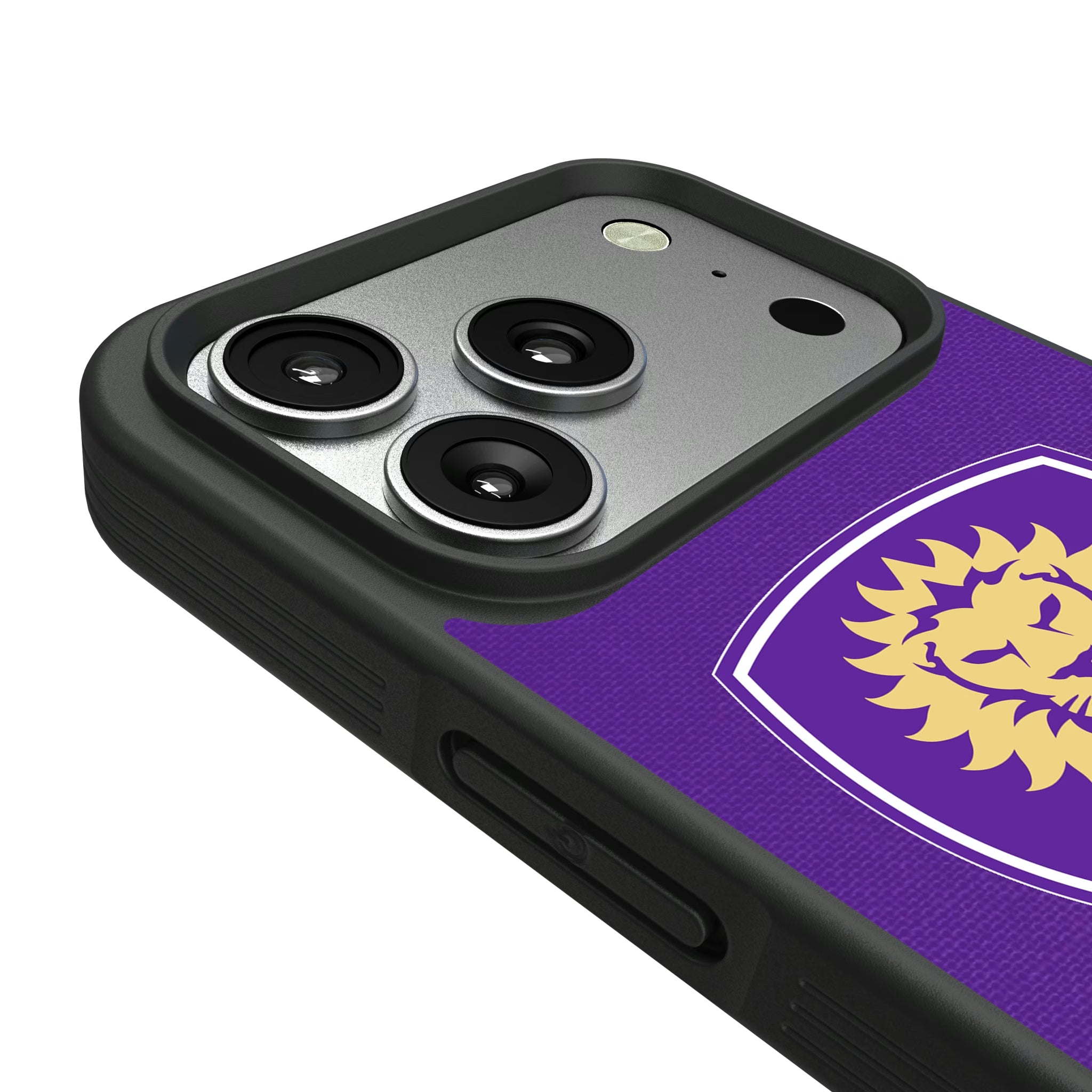Orlando City Soccer Club Endzone Solid iPhone Bump Phone Case for Apple iPhone - Detail#Device_iPhone 17 Pro