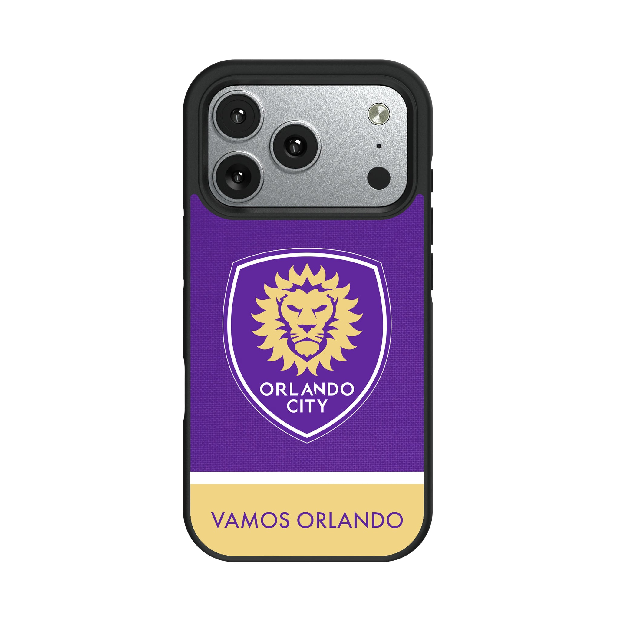 Orlando City Soccer Club Endzone Solid iPhone Bump Phone Case for Apple iPhone#Device_iPhone 17 Pro