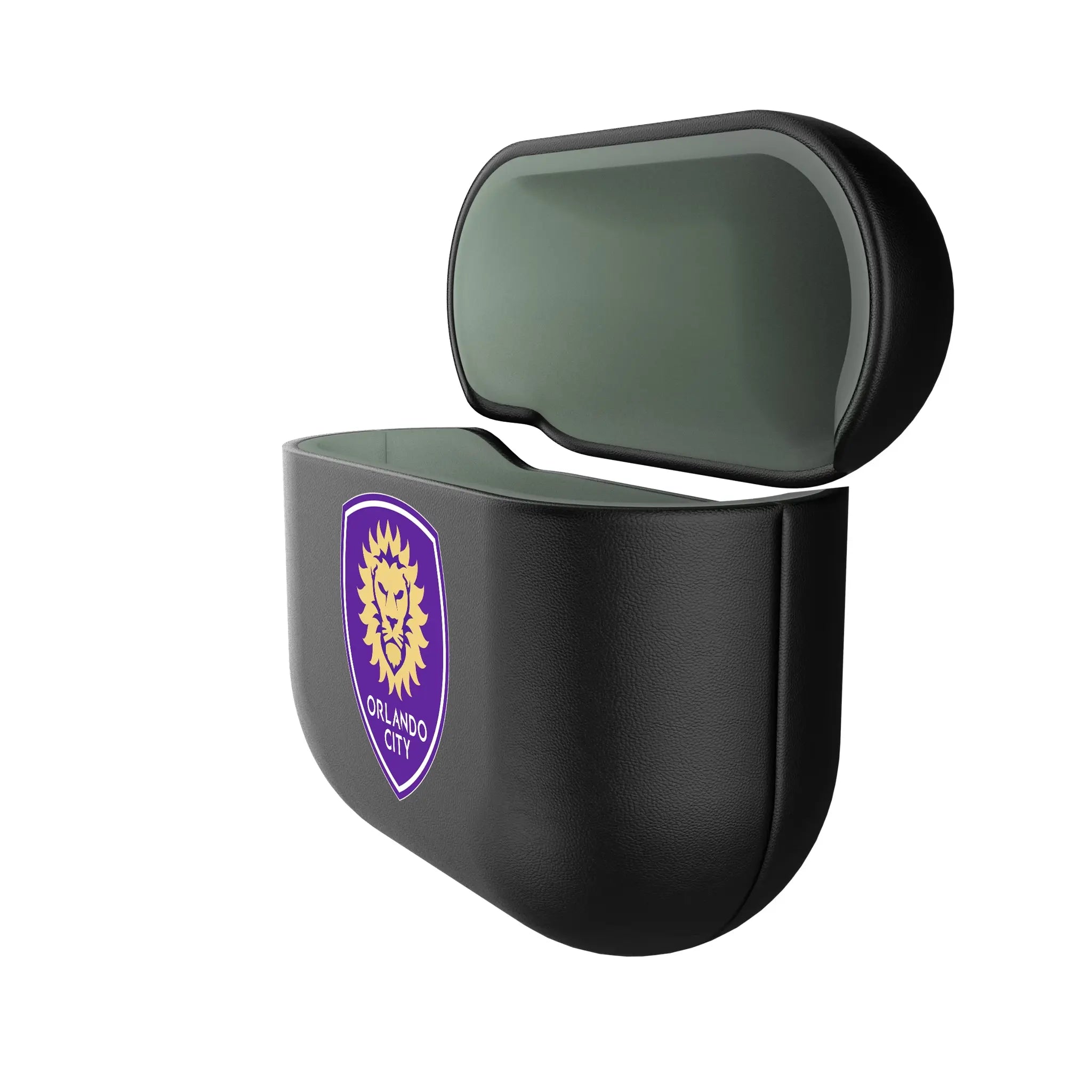 Orlando City Soccer Club Insignia AirPods AirPod Case Cover - Isometric View#Device_AirPods 4