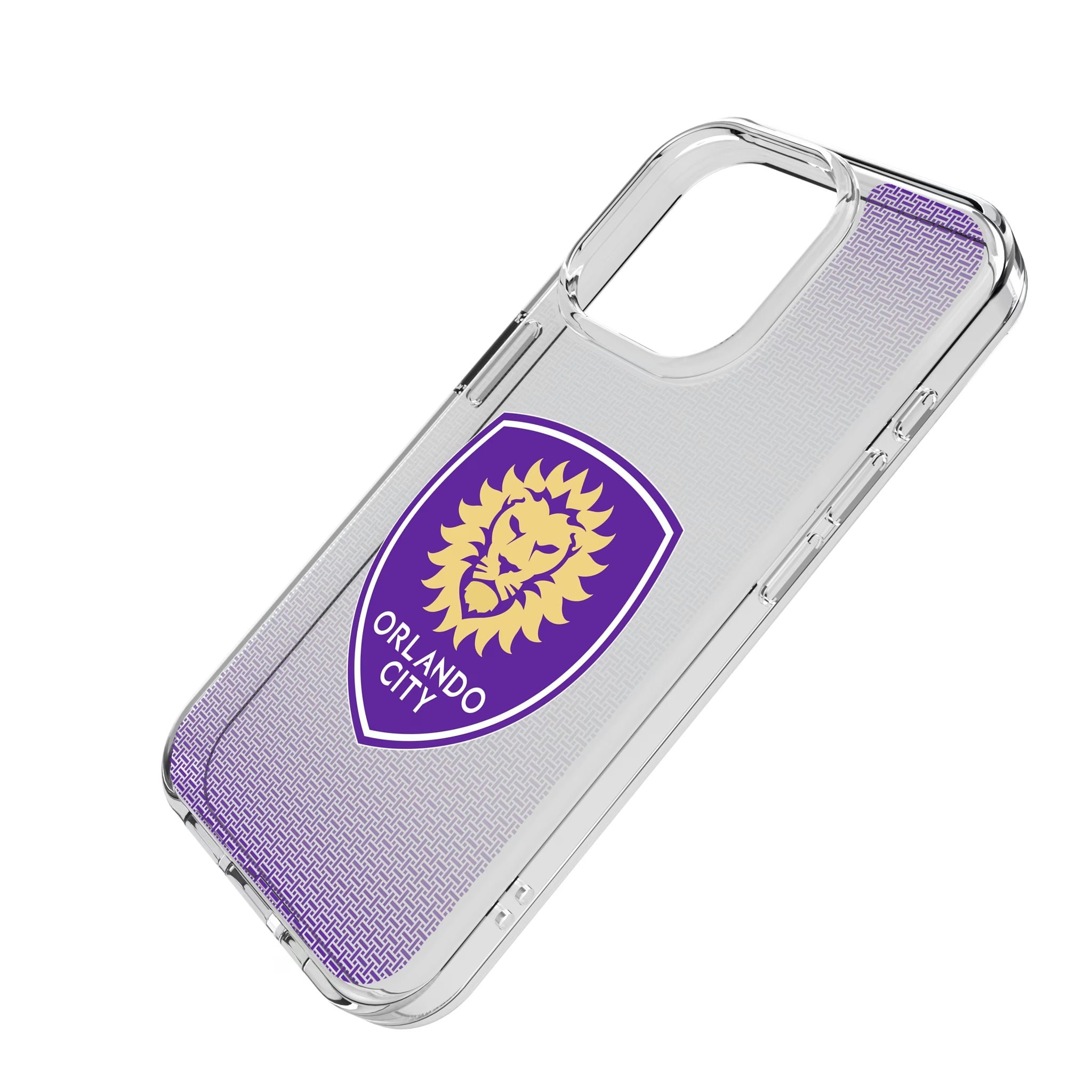 Orlando City Soccer Club Linen iPhone Clear Phone Case for Apple iPhone - Isometric View