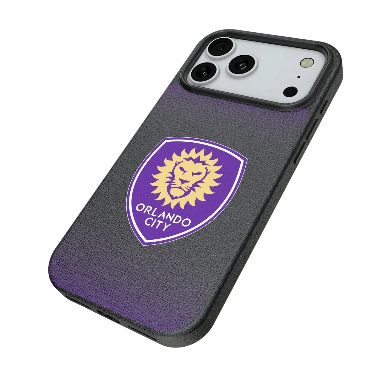 Orlando City Soccer Club Linen iPhone MagSafe Compatible Phone Case for Apple iPhone - Isometric View#Device_iPhone 18 Pro Max