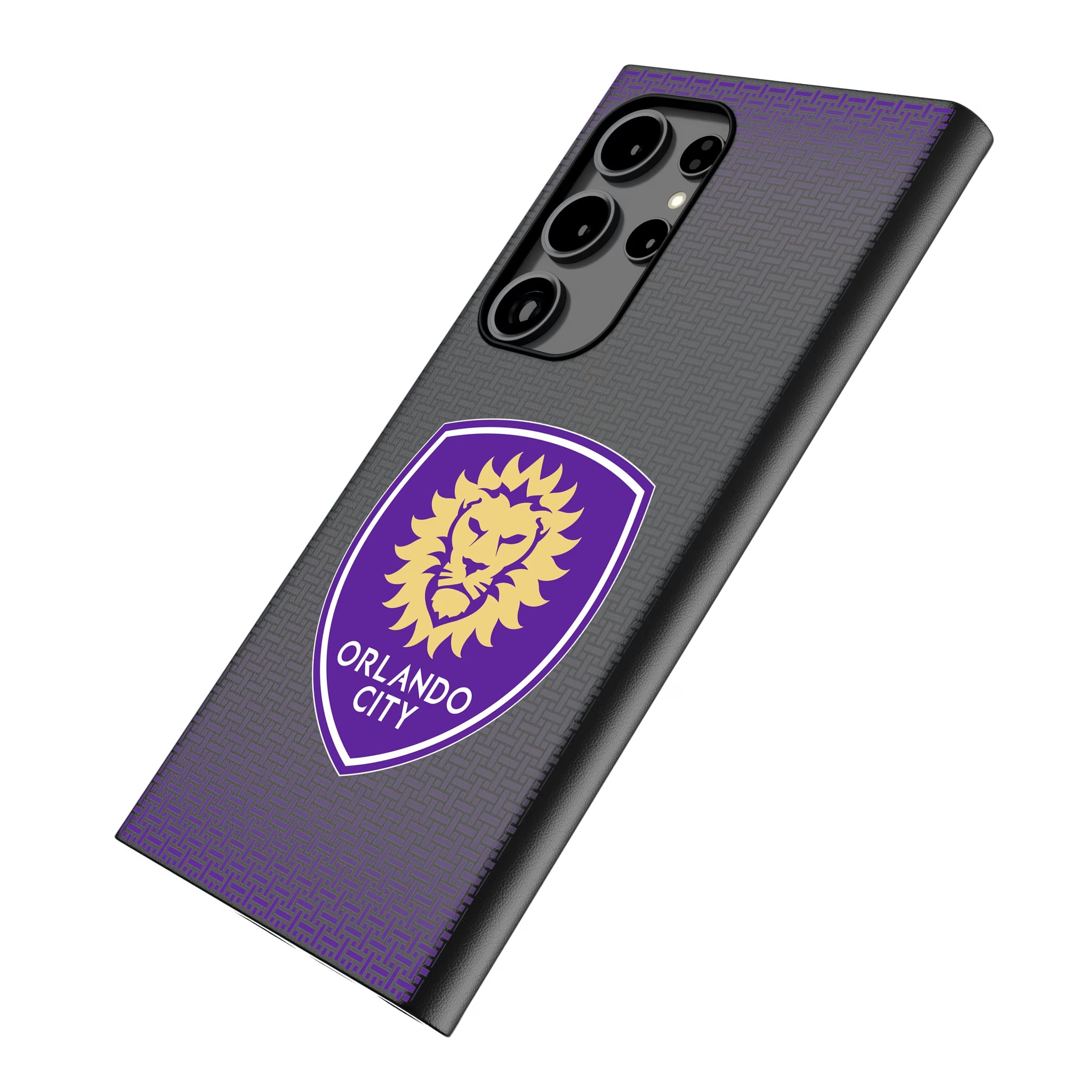 Orlando City Soccer Club Linen Galaxy MagSafe Compatible Phone Case for Samsung Galaxy - Isometric View