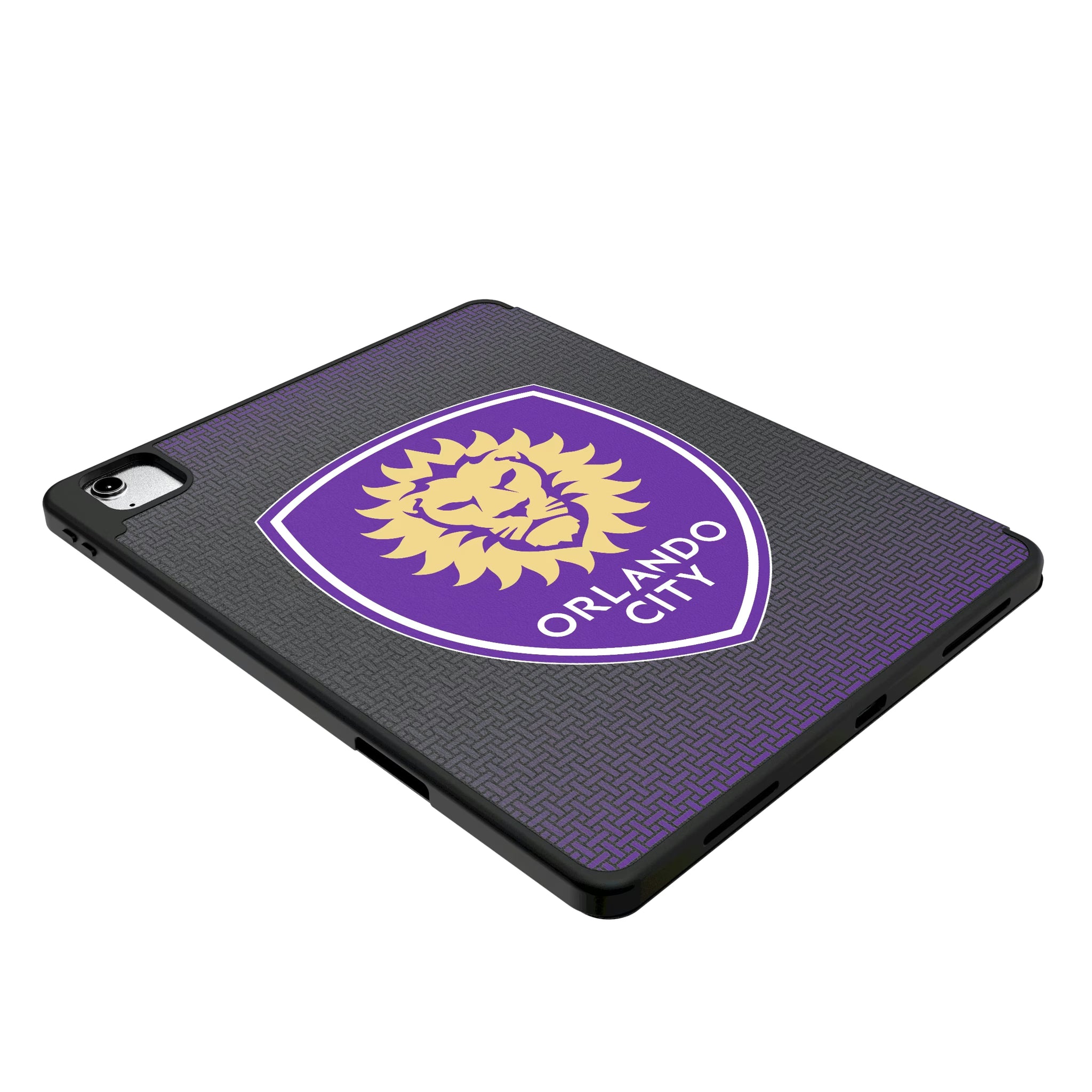 Orlando City Soccer Club Linen iPad Tablet Case for Apple iPad - Isometric View