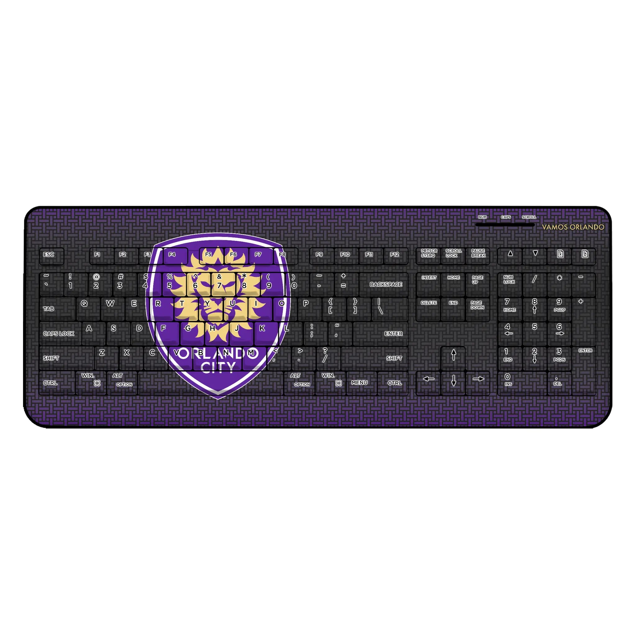 Orlando City Soccer Club Linen Wireless USB Keyboard