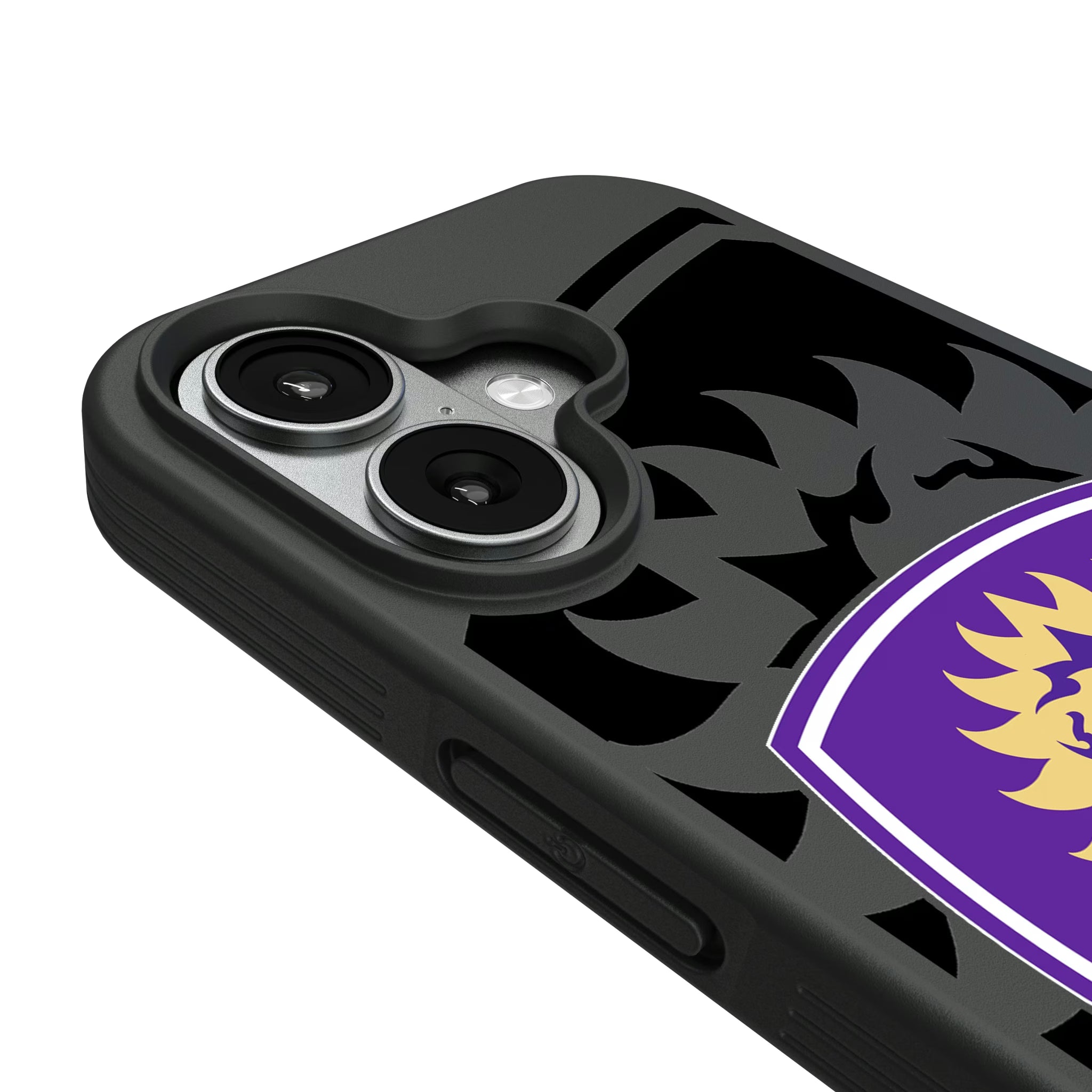 Orlando City Soccer Club Monocolor Tilt iPhone Bump Phone Case for Apple iPhone - Detail#Device_iPhone 17