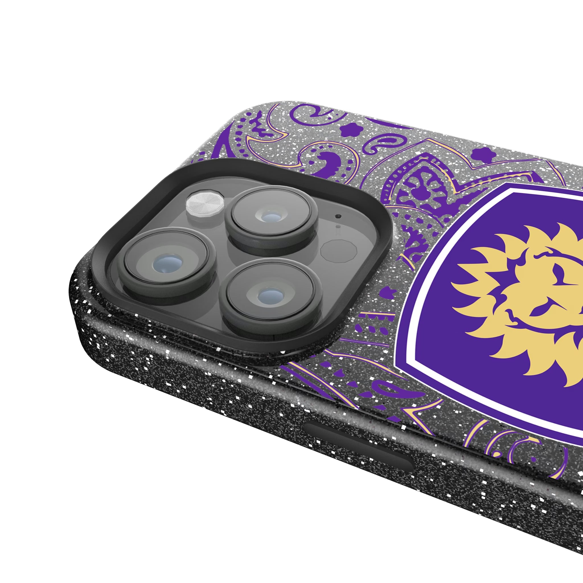Orlando City Soccer Club Paisley iPhone Bling Phone Case for Apple iPhone - Detail