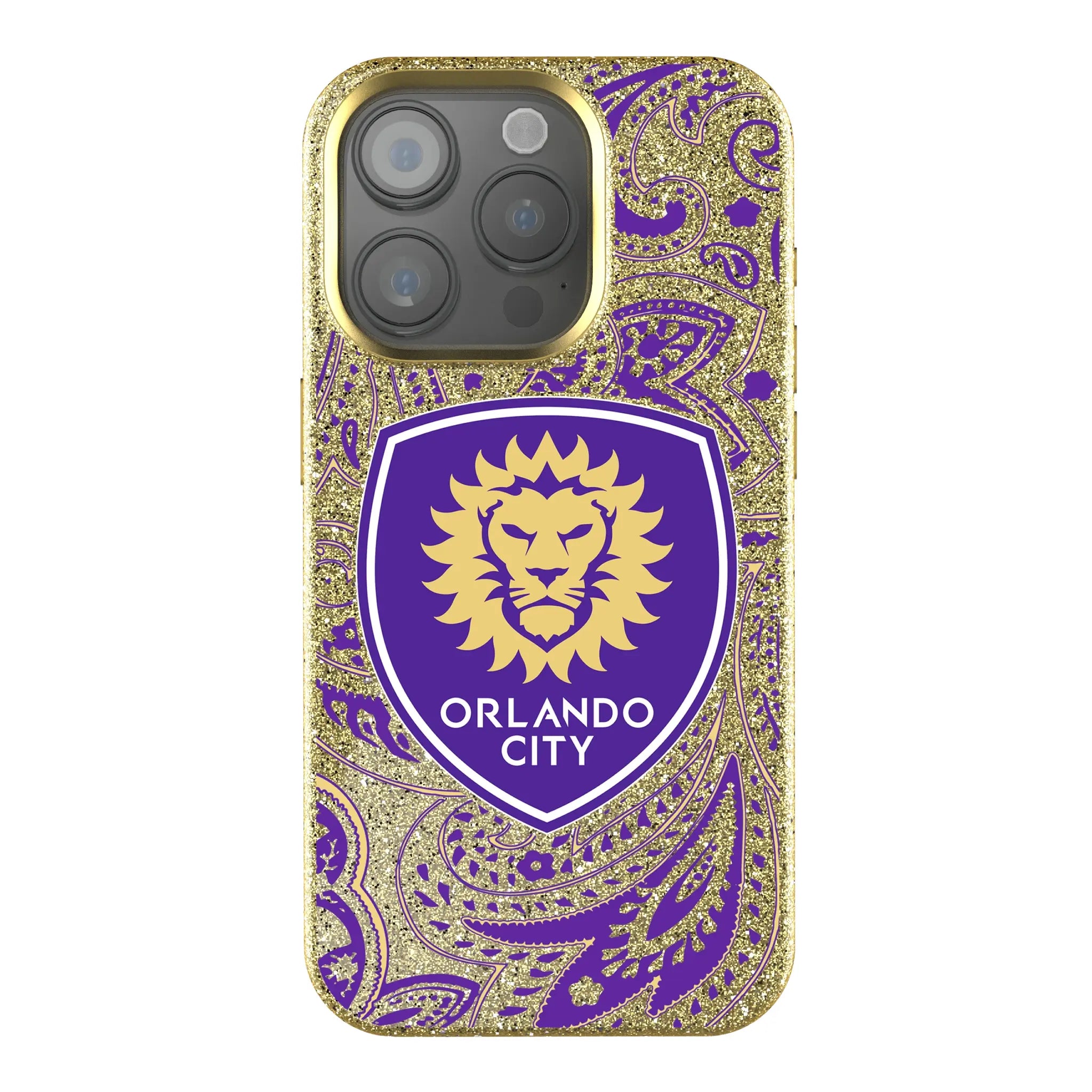 Orlando City Soccer Club Paisley iPhone Bling Phone Case for Apple iPhone