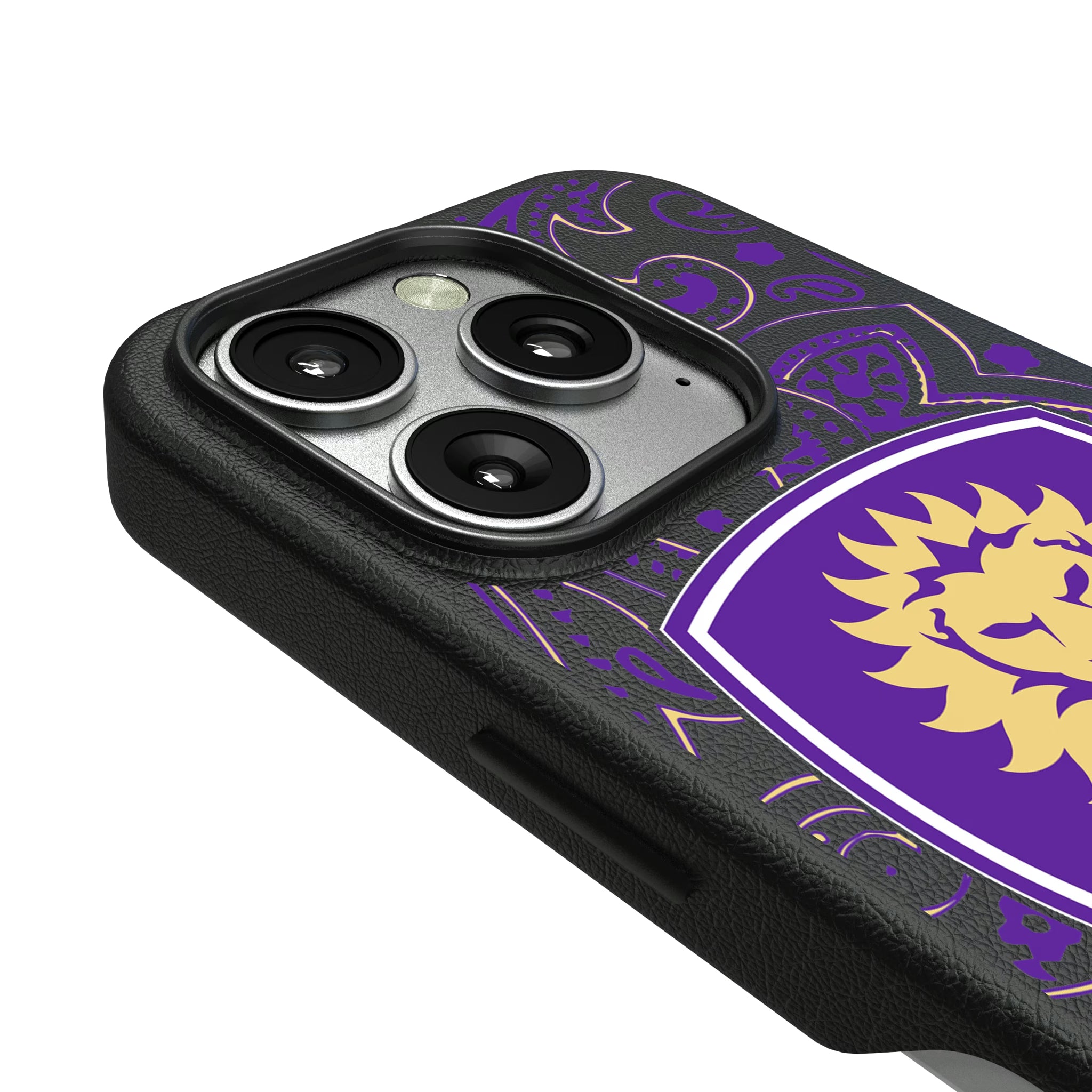 Orlando City Soccer Club Paisley iPhone MagSafe Compatible Phone Case for Apple iPhone - Detail