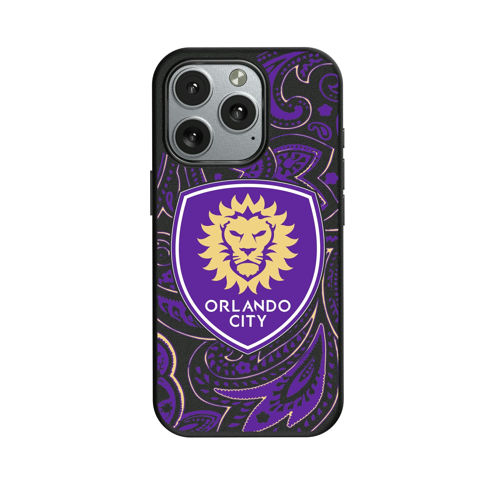 Orlando City Soccer Club Paisley iPhone MagSafe Compatible Phone Case for Apple iPhone