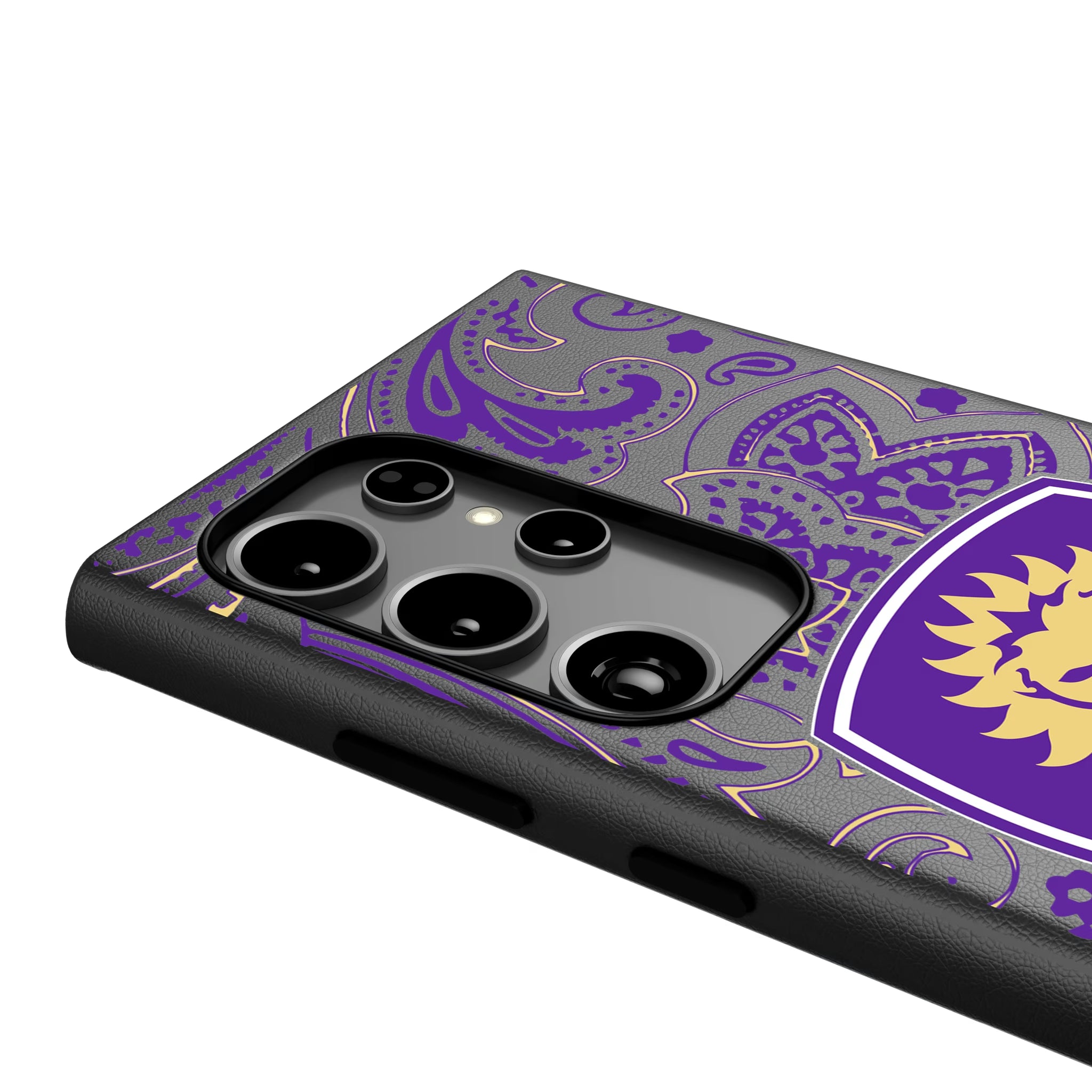 Orlando City Soccer Club Paisley Galaxy MagSafe Compatible Phone Case for Samsung Galaxy - Detail