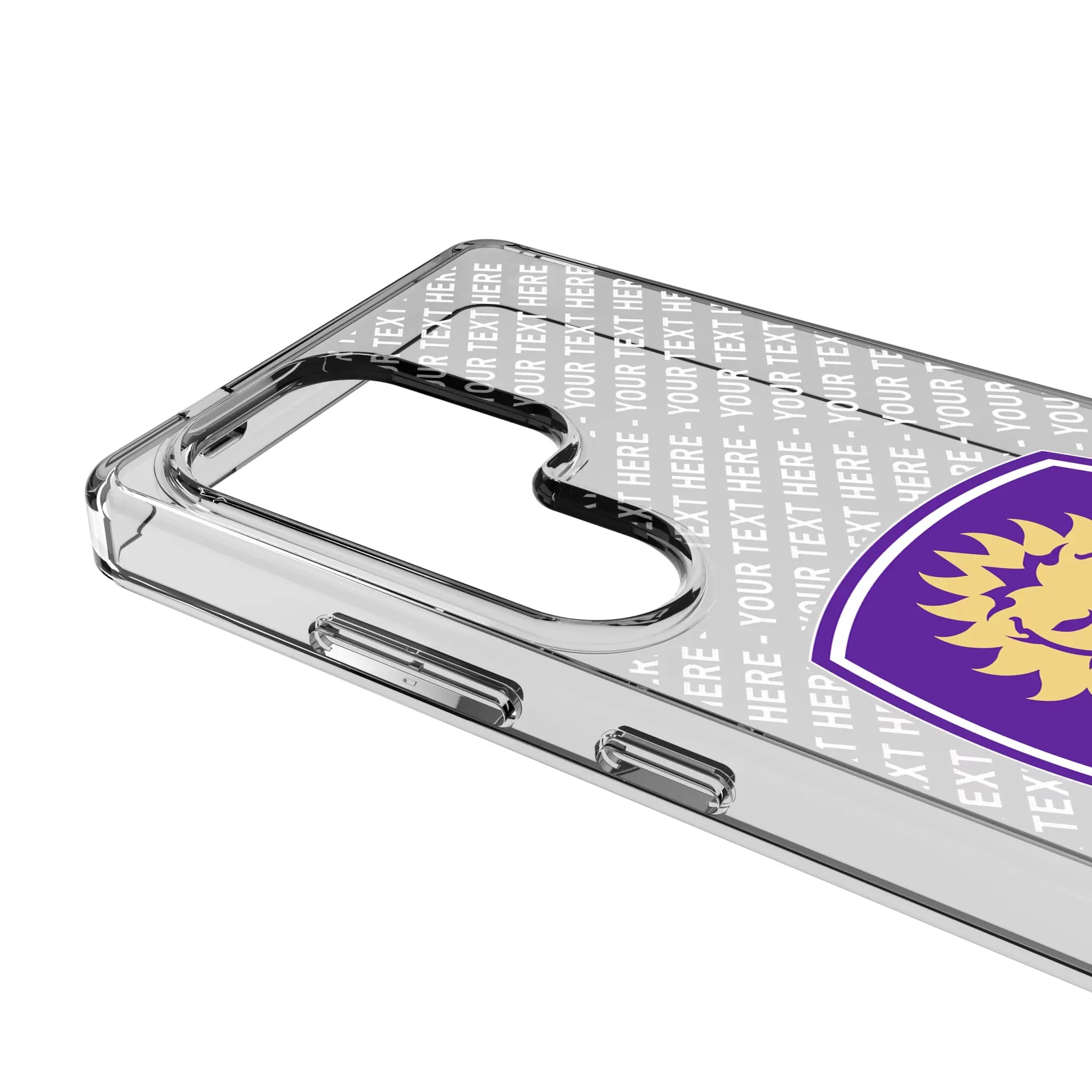 Orlando City Soccer Club Personalized EndZone Plus Galaxy Clear Phone Case for Samsung Galaxy - Detail